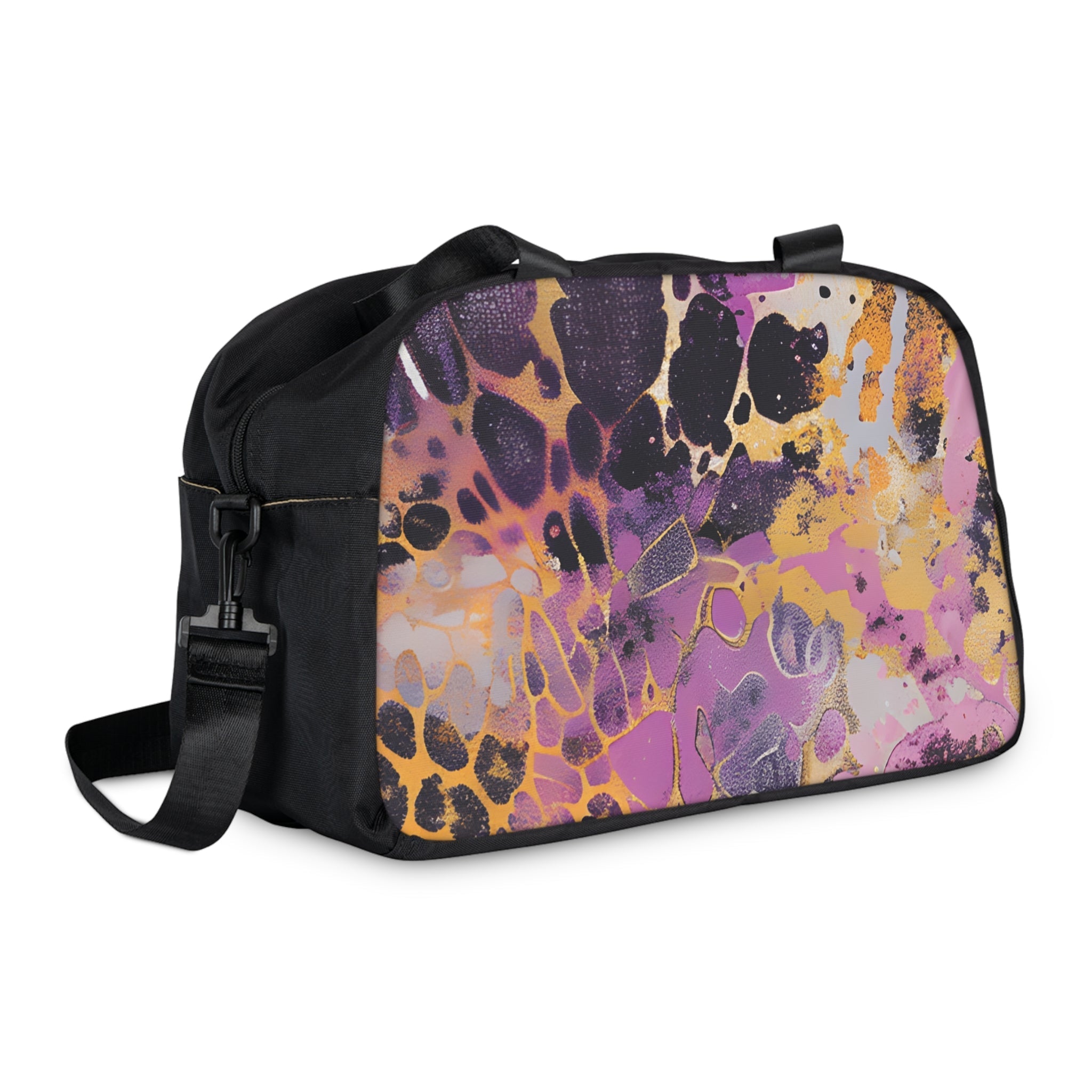 Vibrant Abstract Fitness Handbag, Artsulli - Art is Long, Life is Short, Bags, , , , , , , 