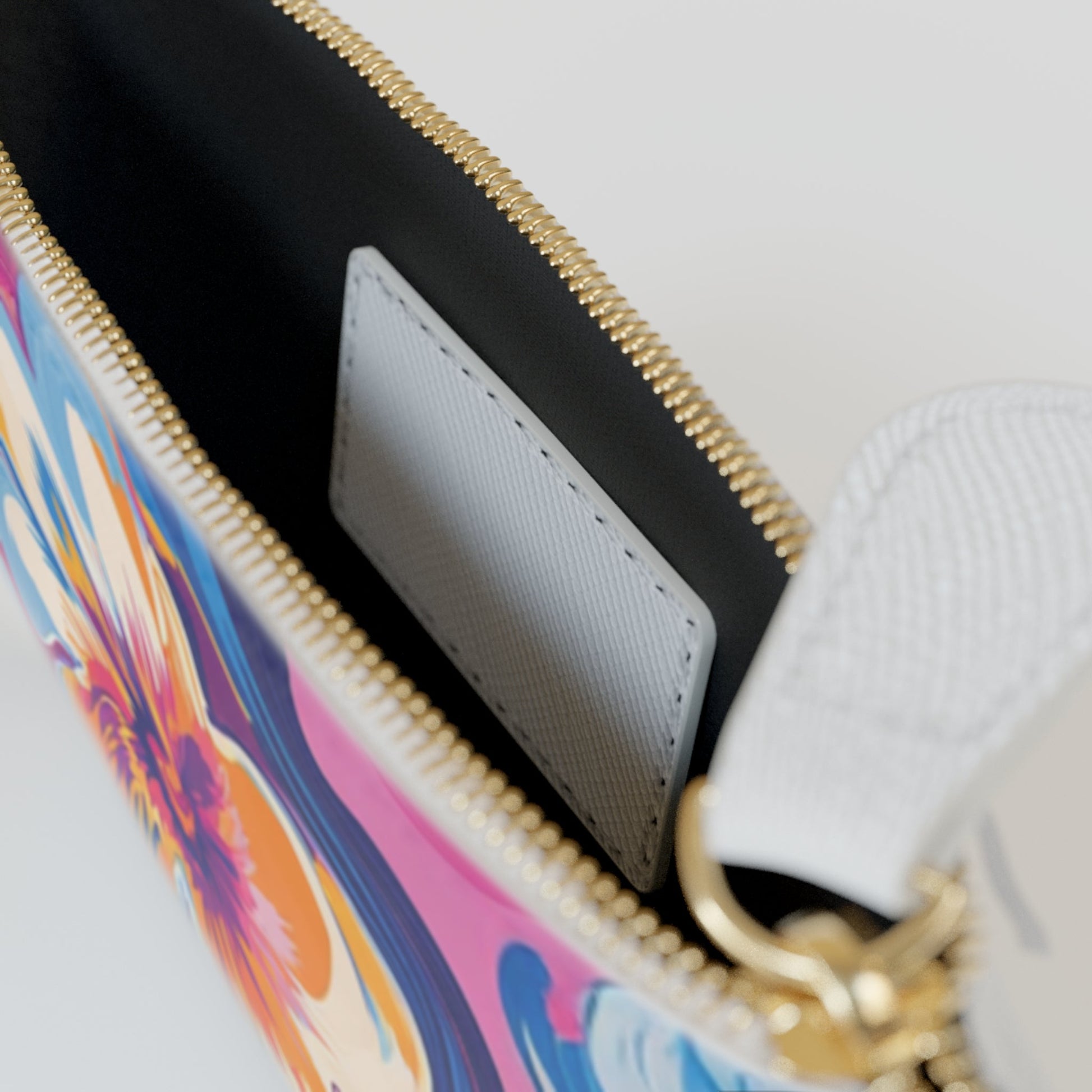 Vibrant Abstract Floral Clutch Bag, Artsulli - Art is Long, Life is Short, Bags, , , , , , , 