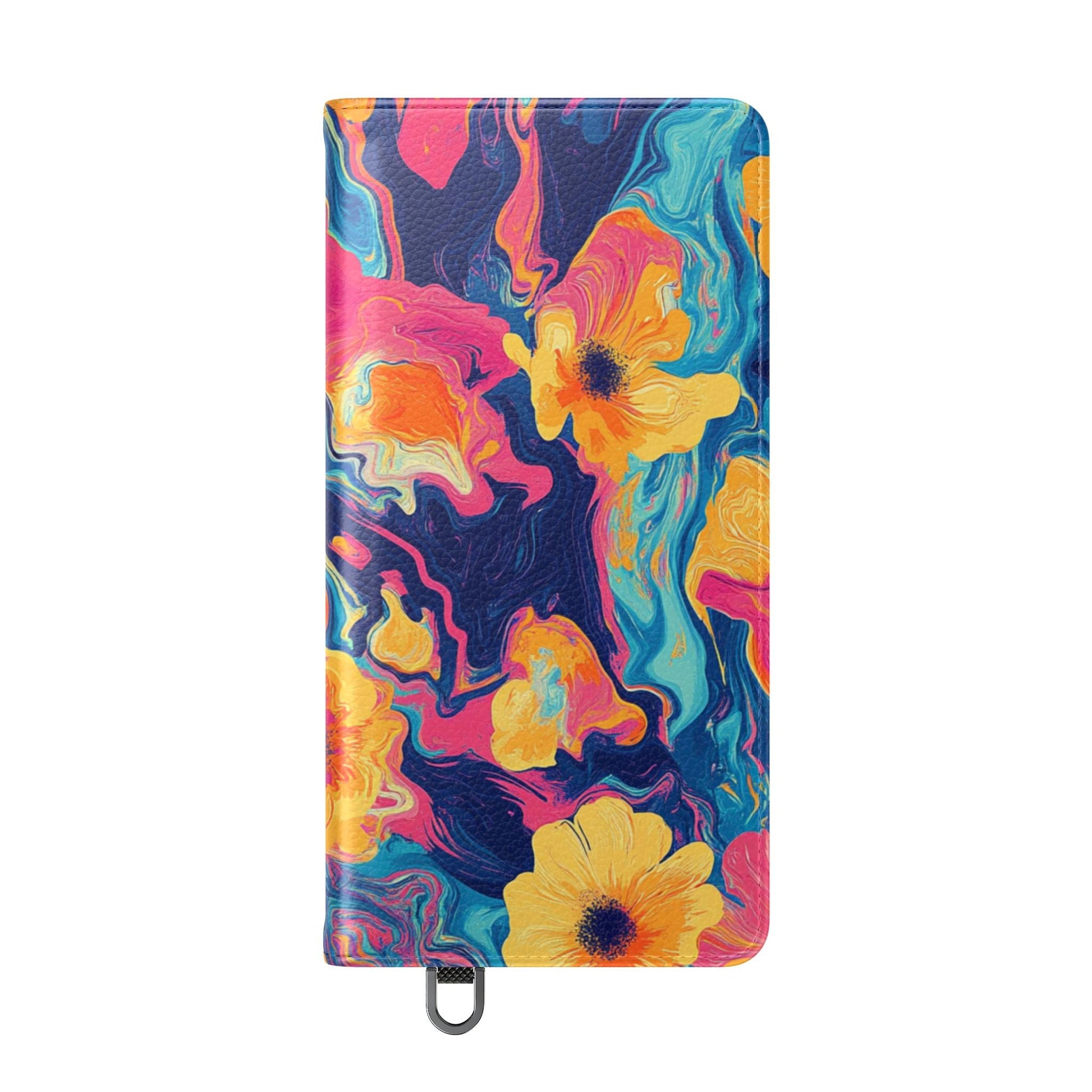 Vibrant Abstract Floral Flip Cases, Artsulli - Art is Long, Life is Short, Phone Case, , , , , , , 