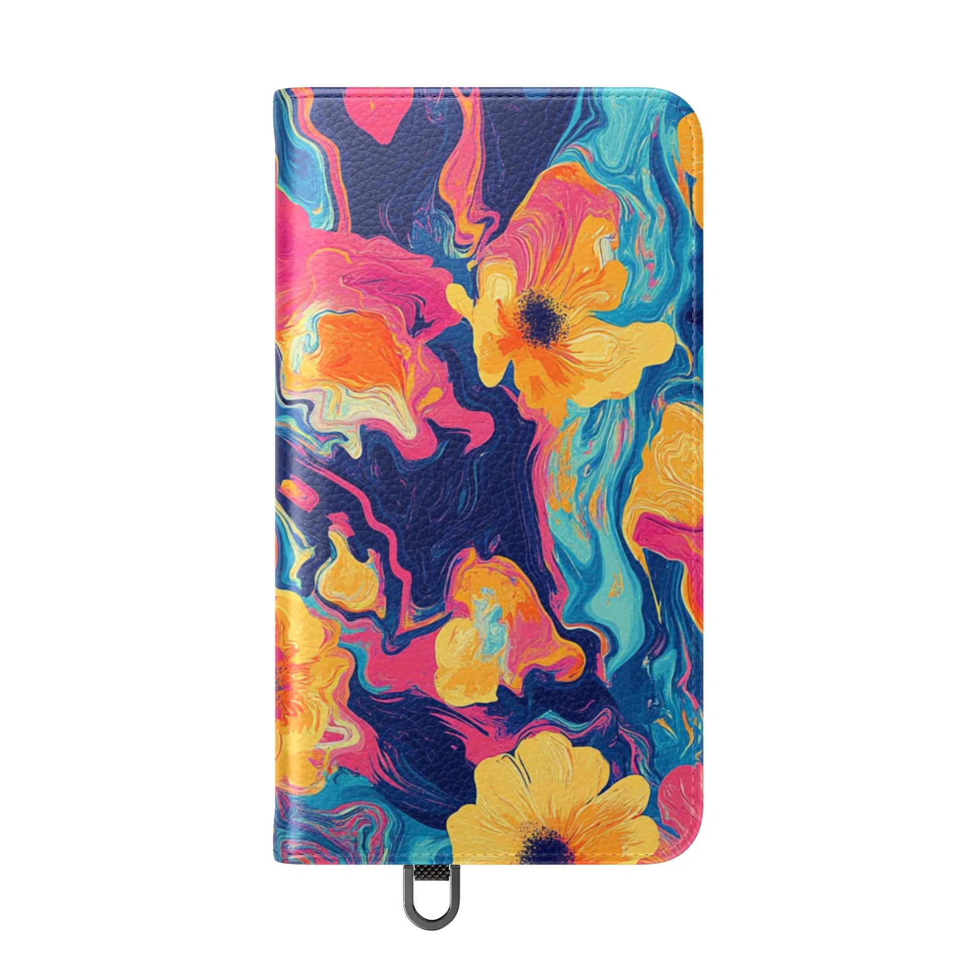 Vibrant Abstract Floral Flip Cases, Artsulli - Art is Long, Life is Short, Phone Case, , , , , , , 