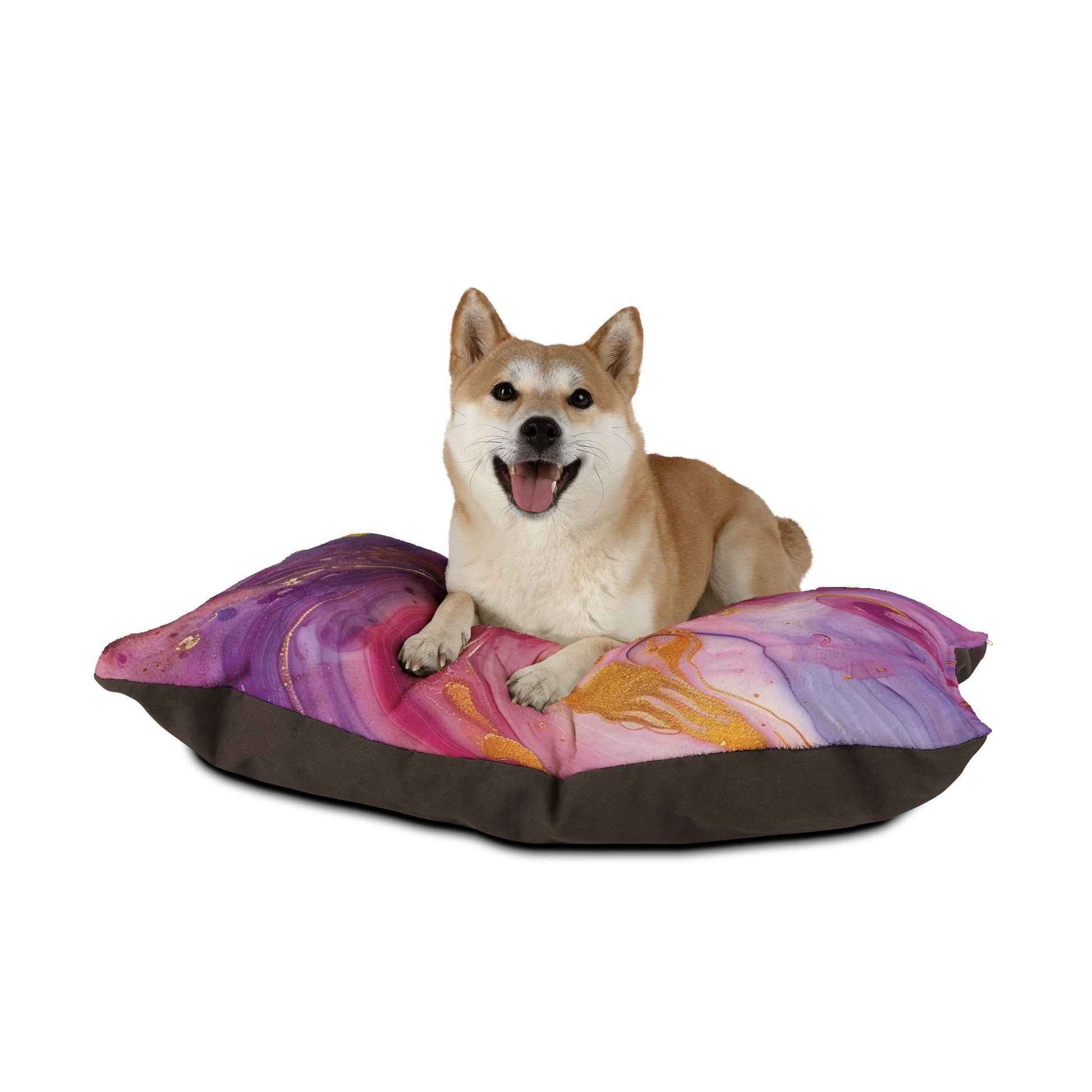 Printify Vibrant Abstract Marble Pet Bed 2025