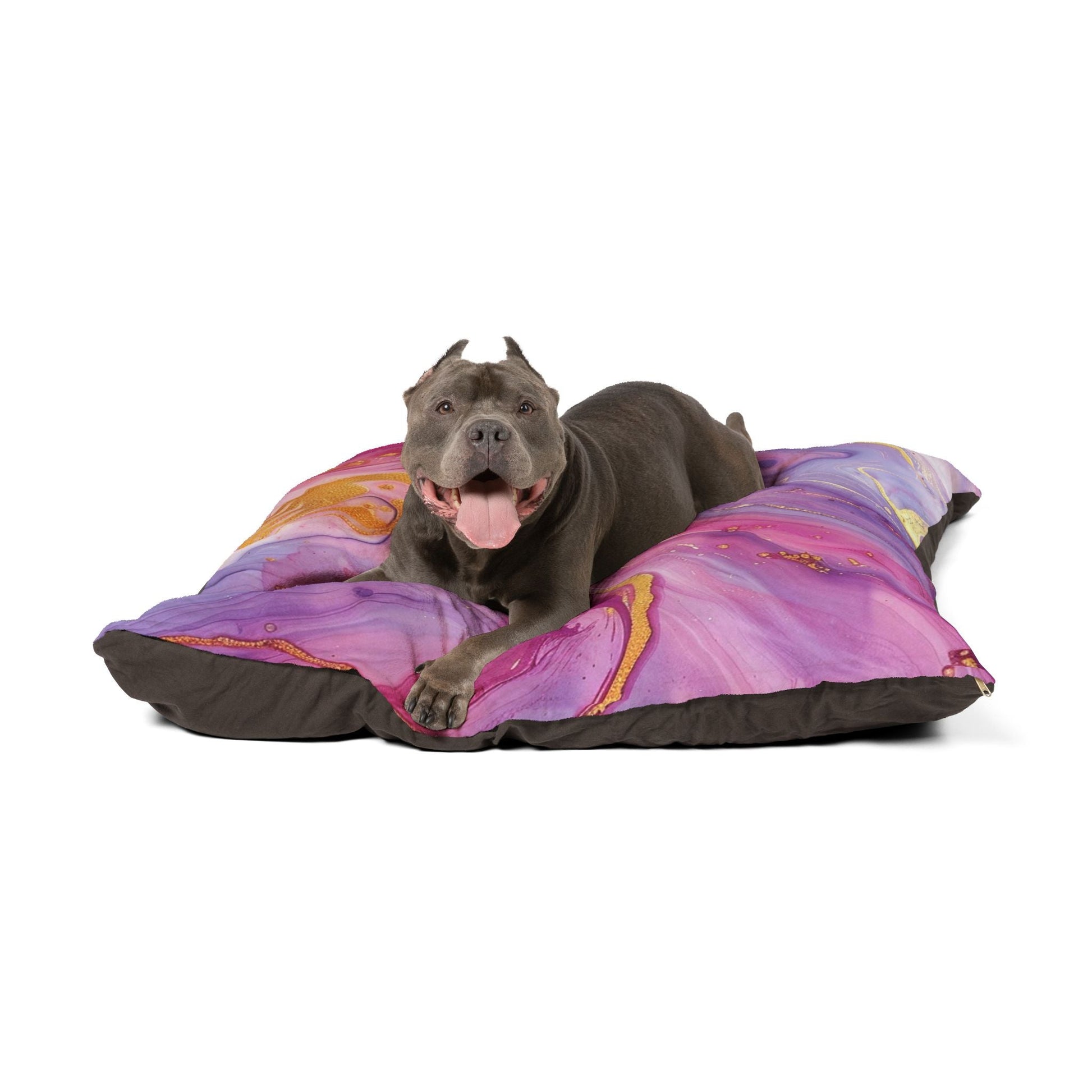 Printify Vibrant Abstract Marble Pet Bed 2025