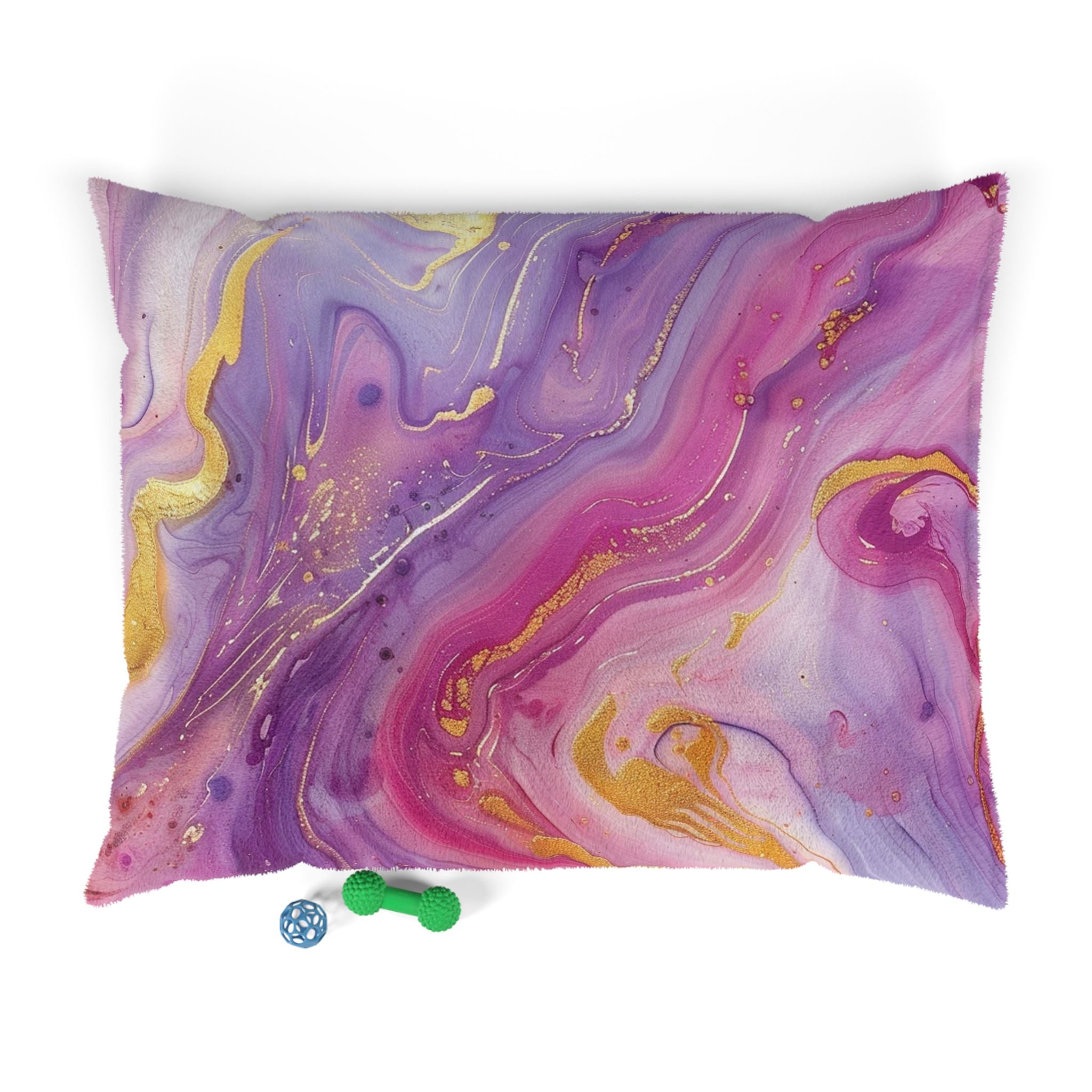 Printify Vibrant Abstract Marble Pet Bed 2025