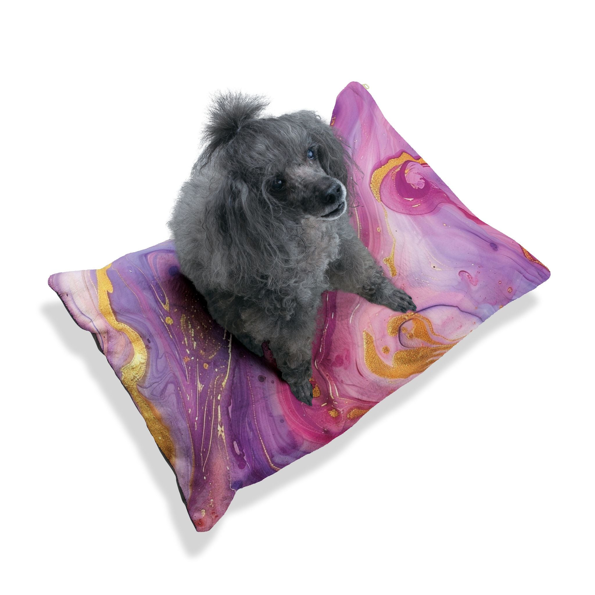 Printify Vibrant Abstract Marble Pet Bed 2025