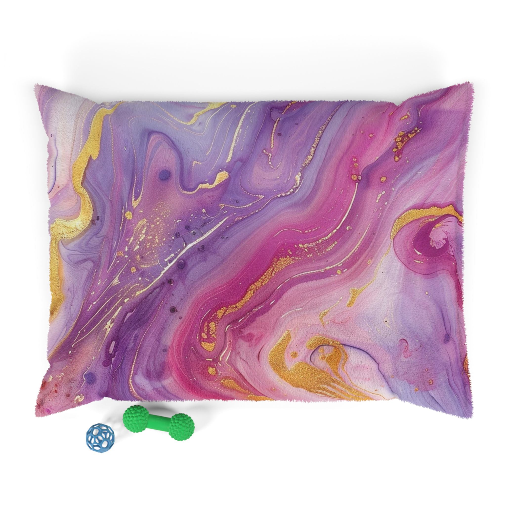 Printify Vibrant Abstract Marble Pet Bed 2025