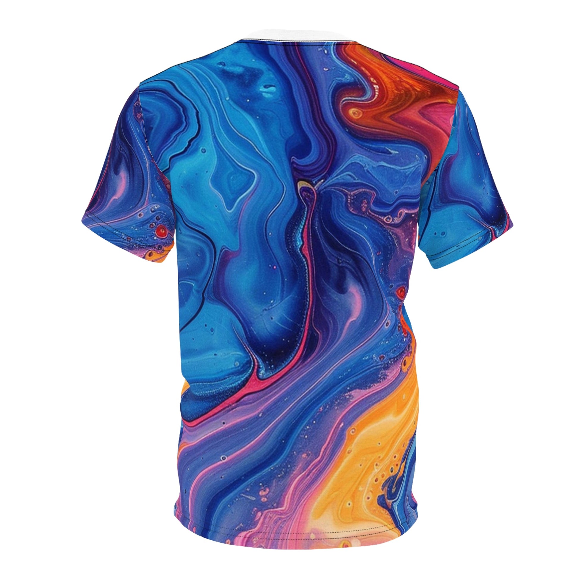Vibrant Abstract Marble T-Shirt, Artsulli - Art is Long, Life is Short, All Over Prints, , , , , , , 