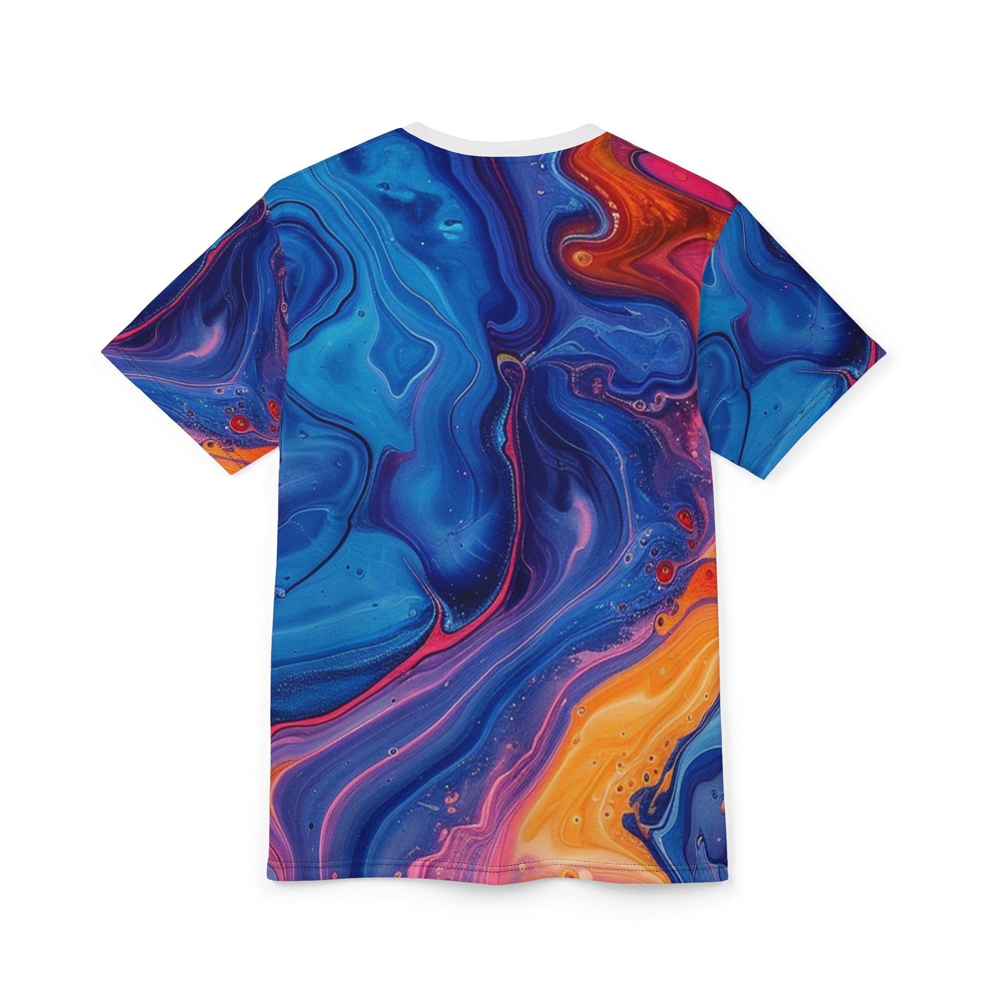 Vibrant Abstract Marble T-Shirt, Artsulli - Art is Long, Life is Short, All Over Prints, , , , , , , 