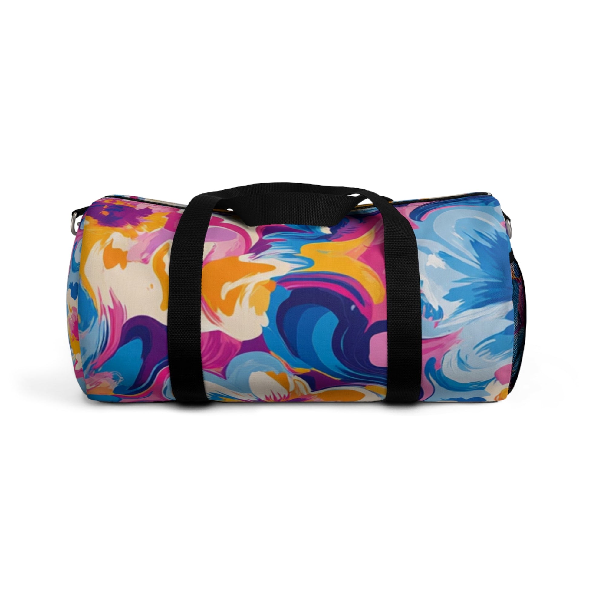 Vibrant Abstract Pattern Duffel Bags, Artsulli - Art is Long, Life is Short, Bags, Size, Small, , , , , 24030495555755961189