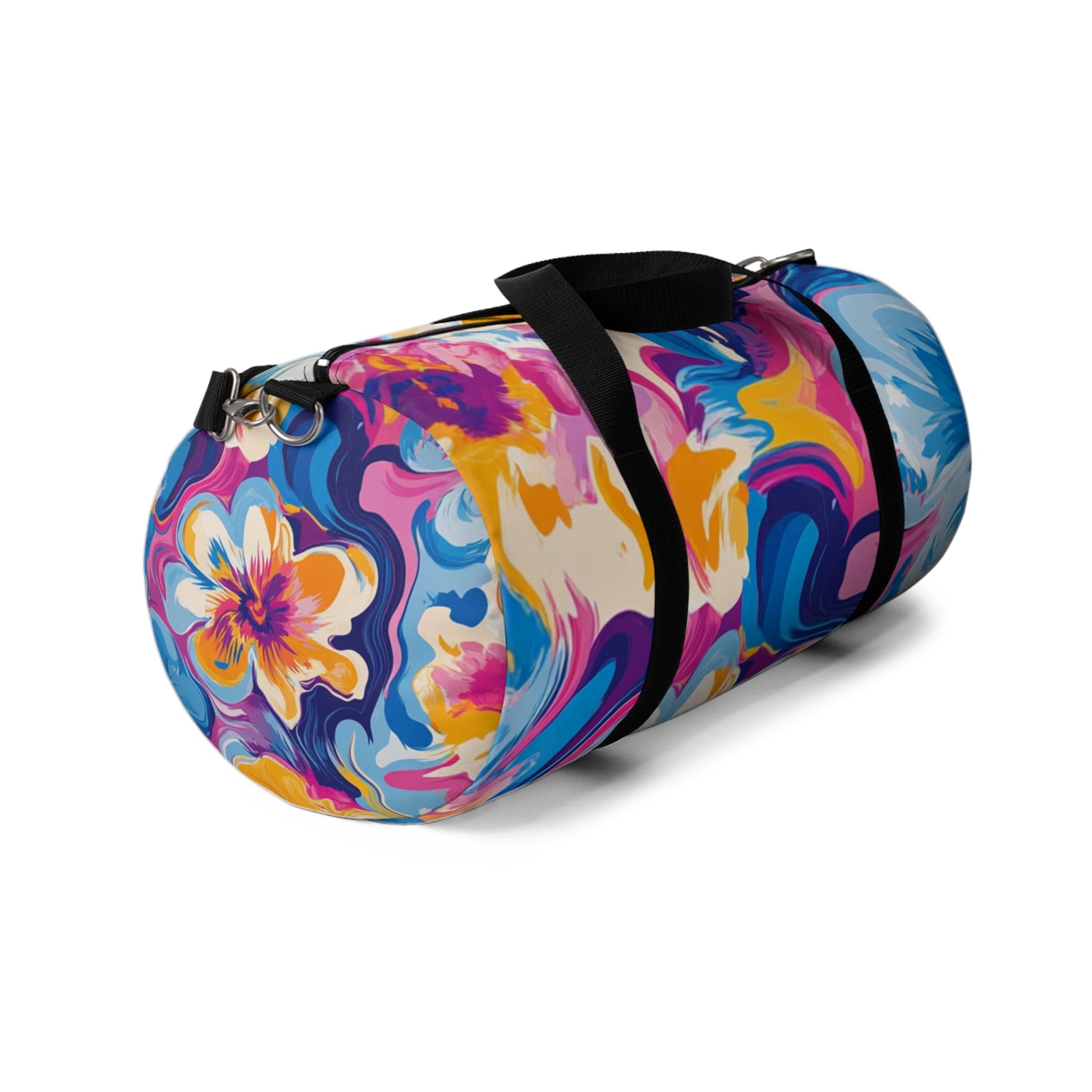Vibrant Abstract Pattern Duffel Bags, Artsulli - Art is Long, Life is Short, Bags, , , , , , , 