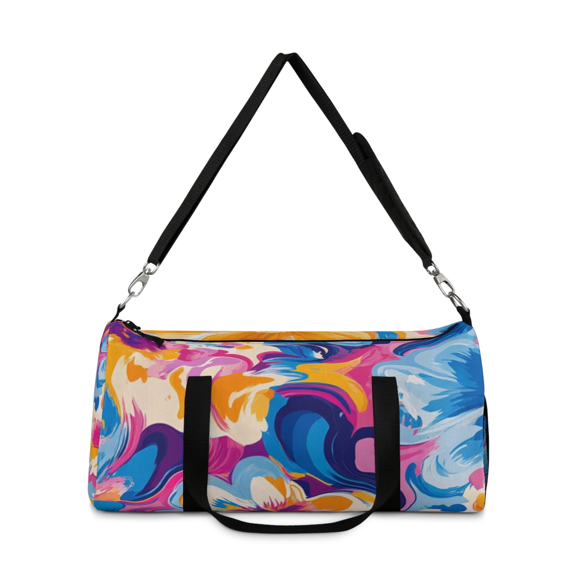 Vibrant Abstract Pattern Duffel Bags, Artsulli - Art is Long, Life is Short, Bags, , , , , , , 