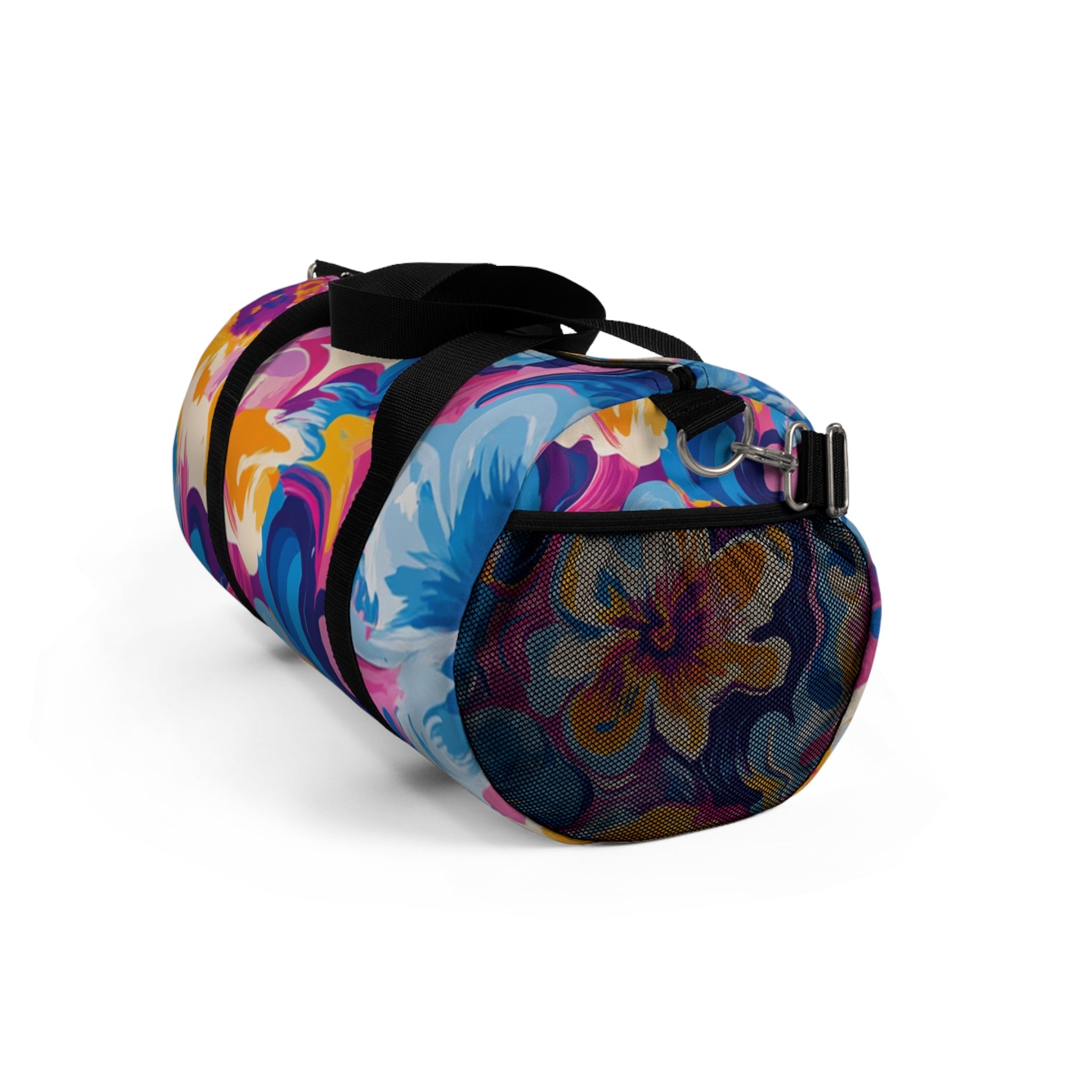 Vibrant Abstract Pattern Duffel Bags, Artsulli - Art is Long, Life is Short, Bags, , , , , , , 