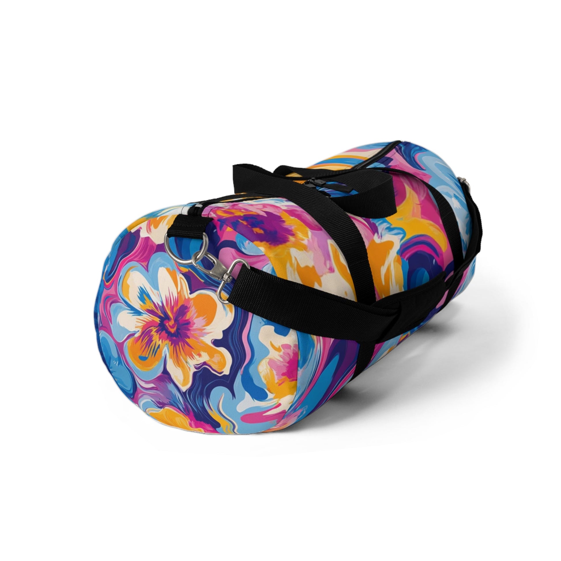 Vibrant Abstract Pattern Duffel Bags, Artsulli - Art is Long, Life is Short, Bags, , , , , , , 