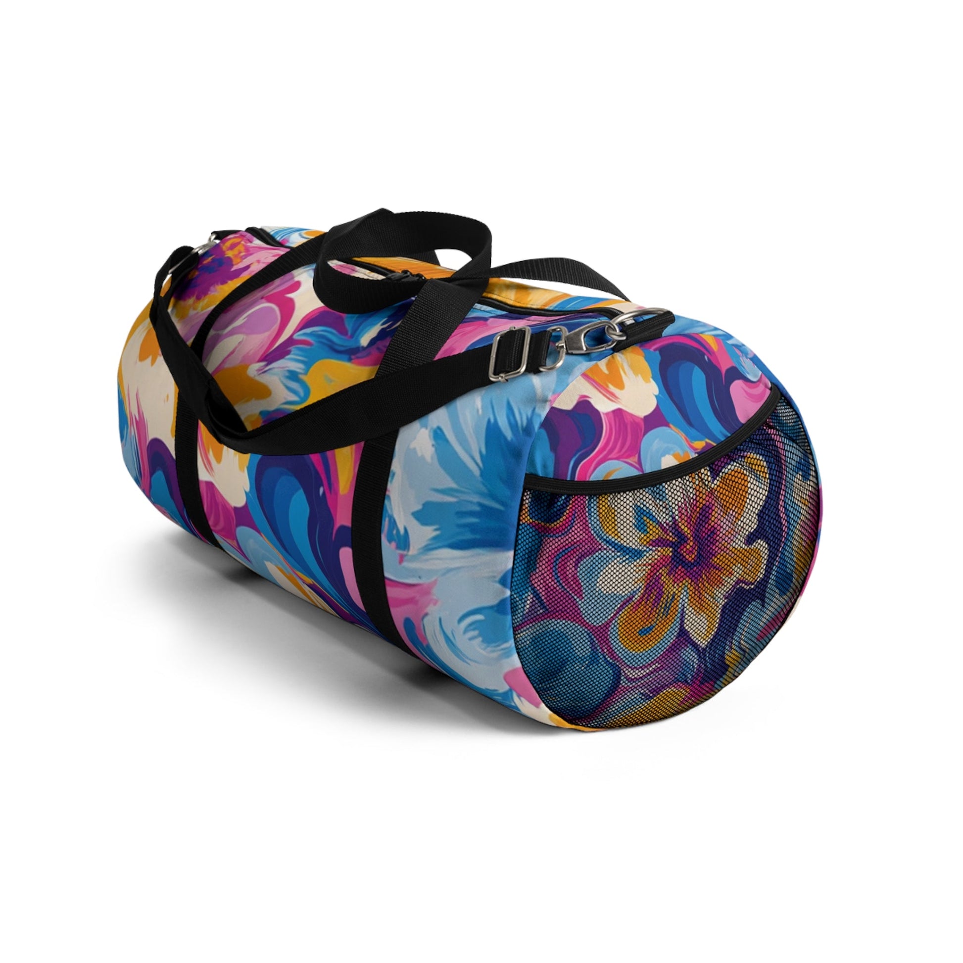 Vibrant Abstract Pattern Duffel Bags, Artsulli - Art is Long, Life is Short, Bags, , , , , , , 
