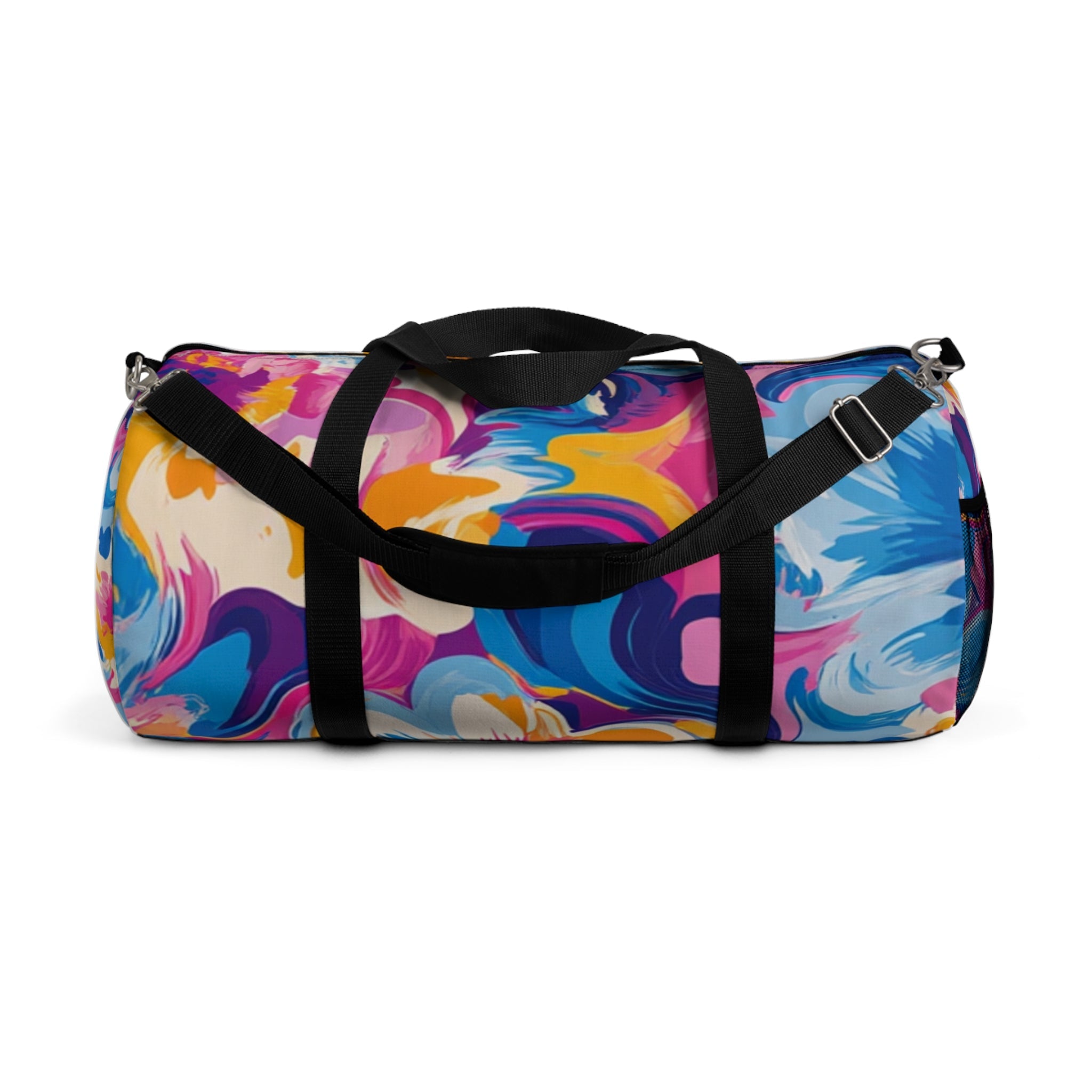 Vibrant Abstract Pattern Duffel Bags, Artsulli - Art is Long, Life is Short, Bags, Size, Large, , , , , 20367593023728155820