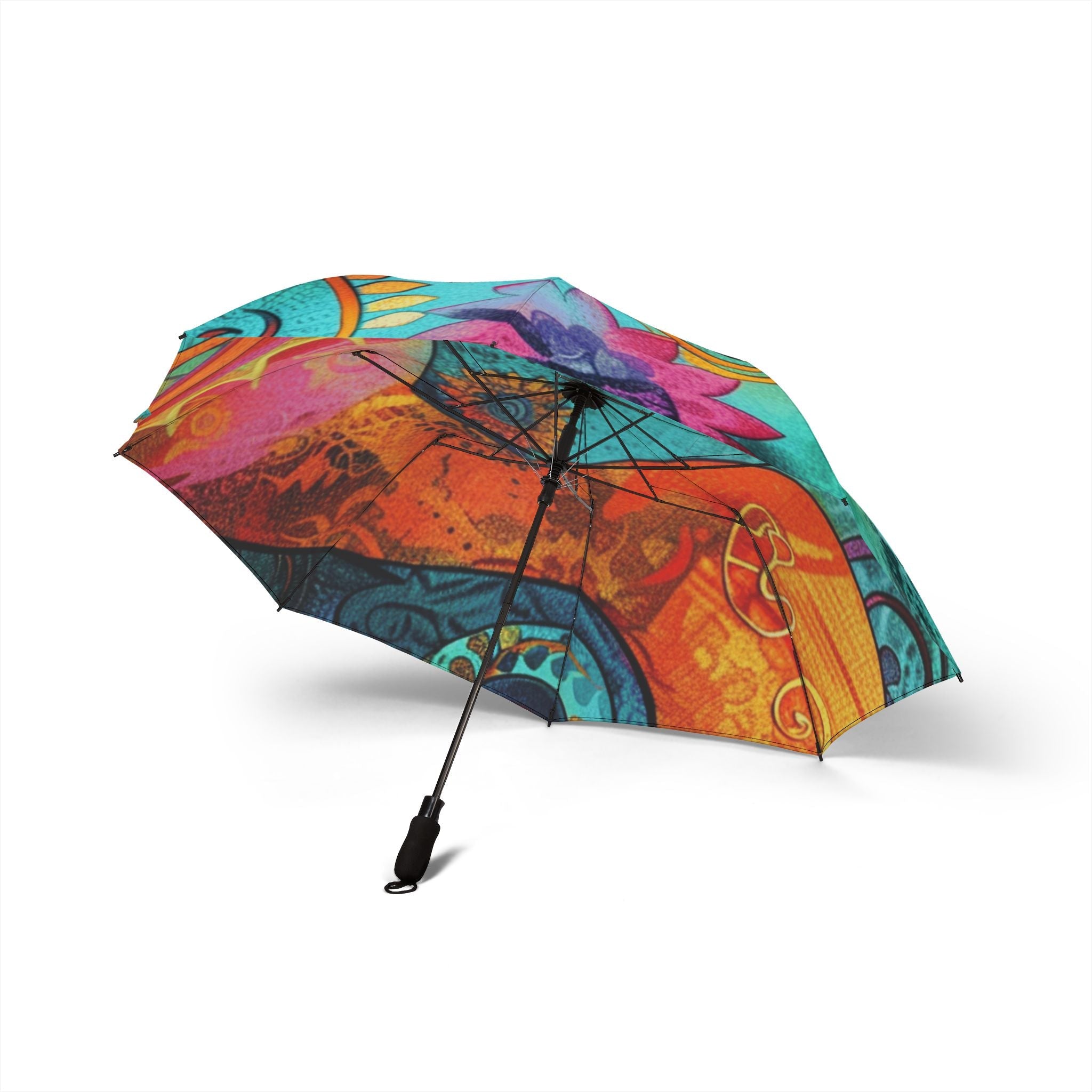Vibrant Abstract Pattern Umbrella, Artsulli - Art is Long, Life is Short, Accessories, , , , , , , 