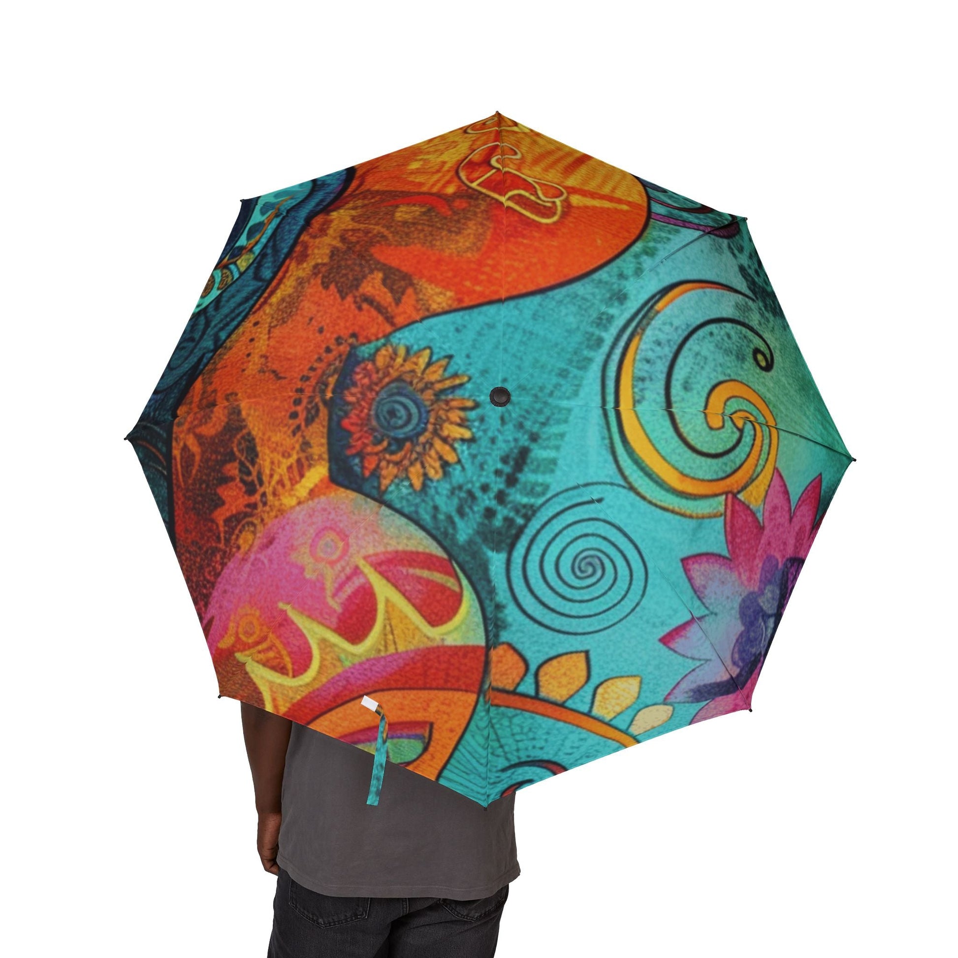 Vibrant Abstract Pattern Umbrella, Artsulli - Art is Long, Life is Short, Accessories, , , , , , , 