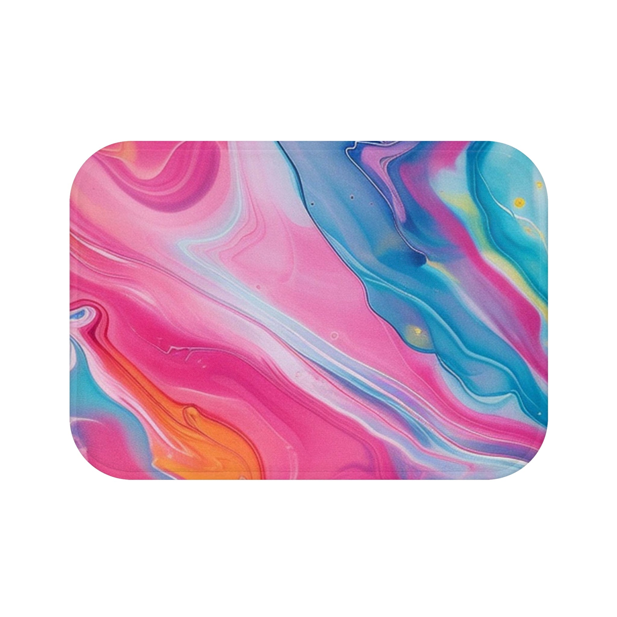Printify Vibrant Abstract Swirl Bath Mat 2025