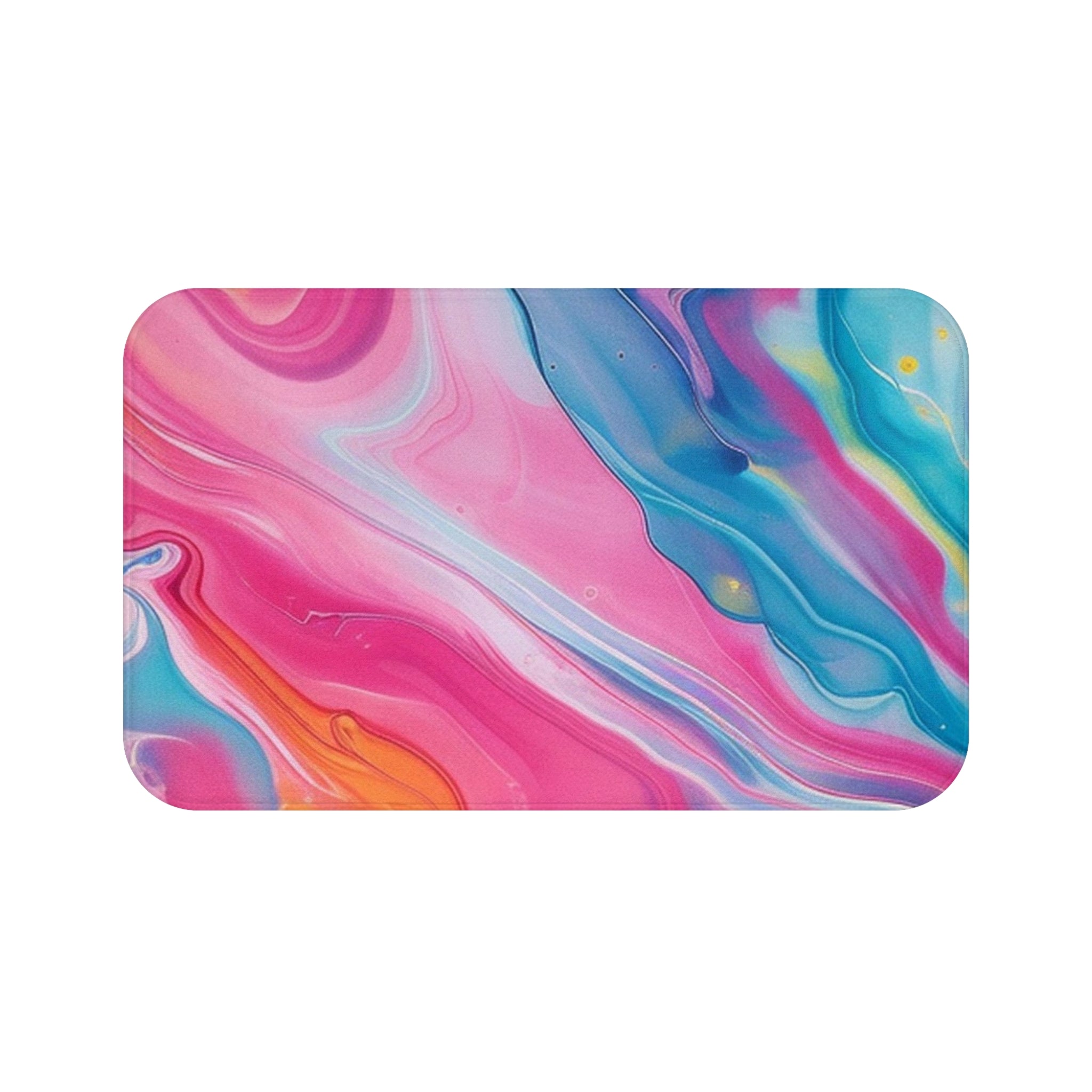 Printify Vibrant Abstract Swirl Bath Mat 2025