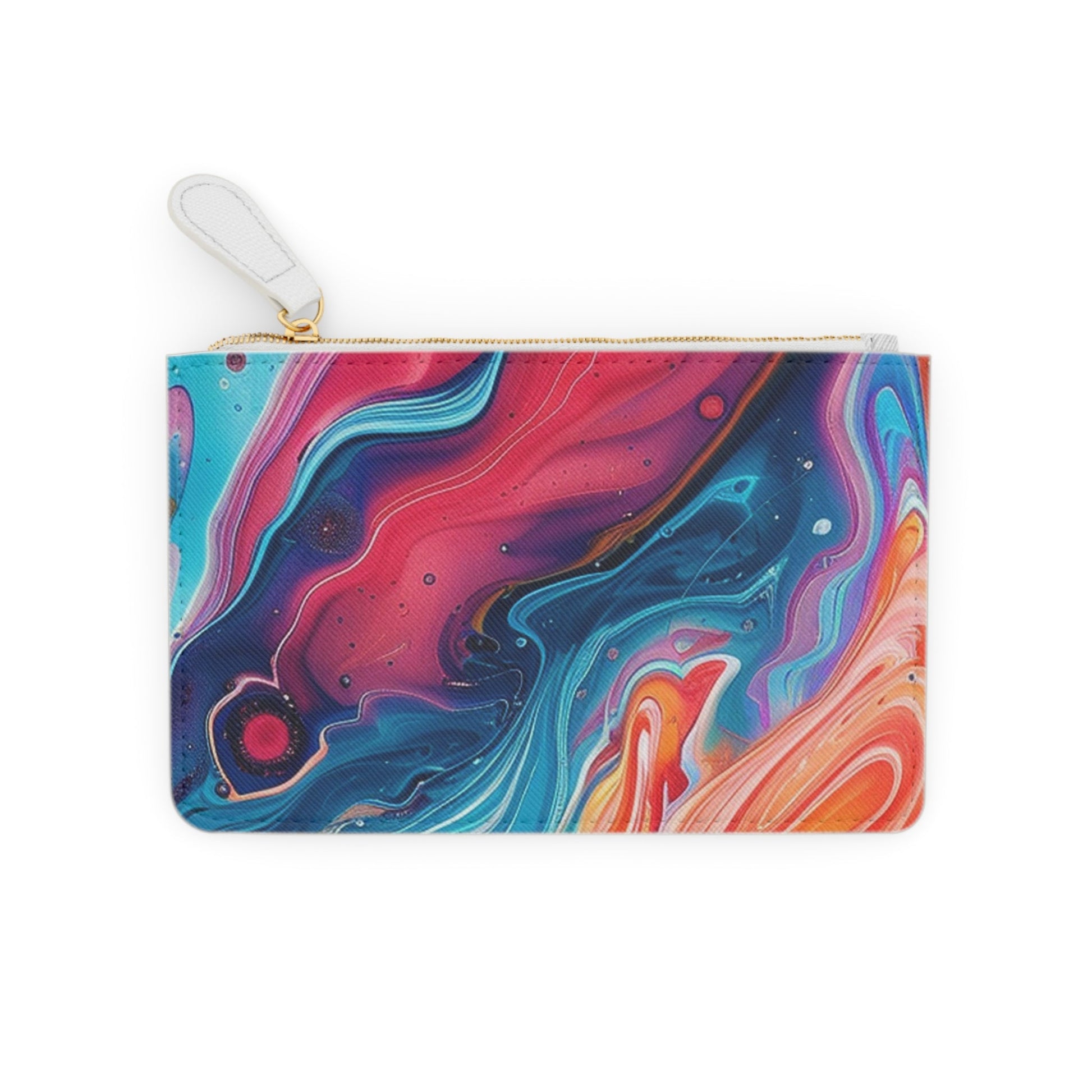 Printify Vibrant Abstract Swirl Clutch Bag 2025