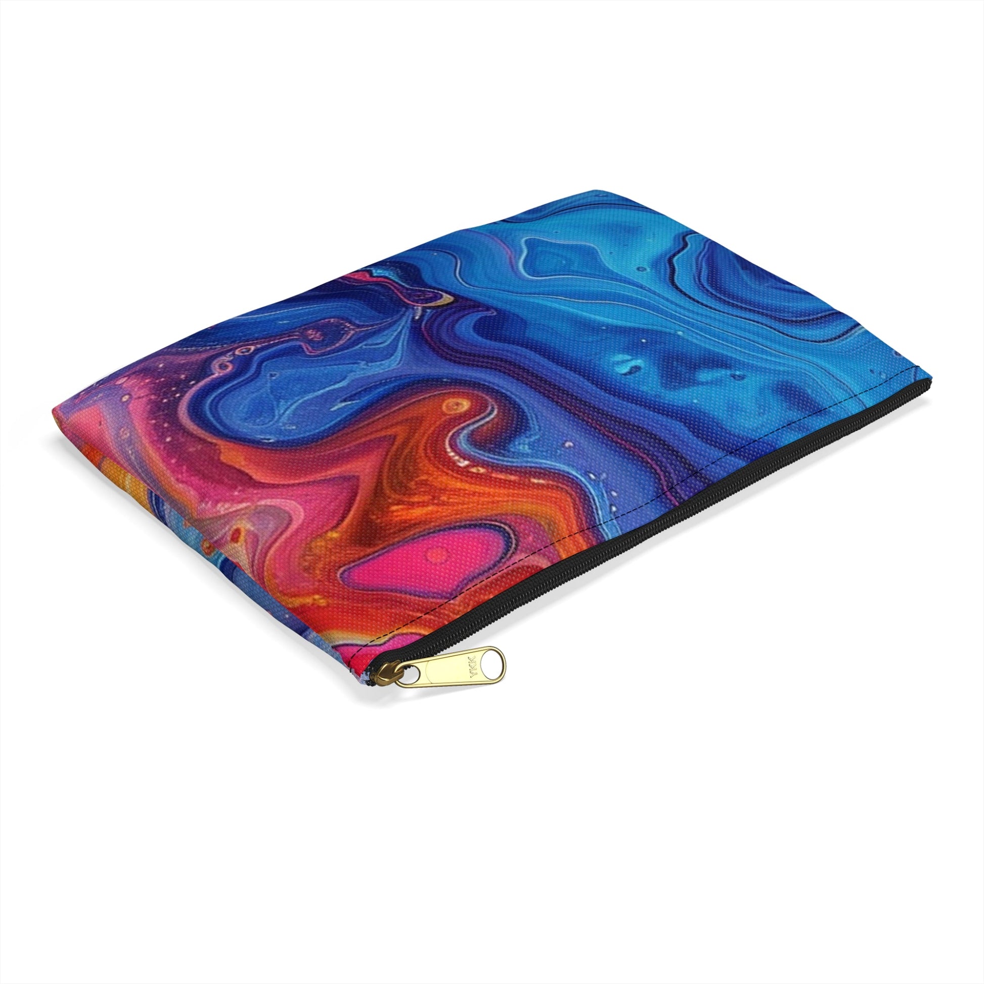 Vibrant Abstract Swirl Pouch, Artsulli - Art is Long, Life is Short, Bags, , , , , , , 