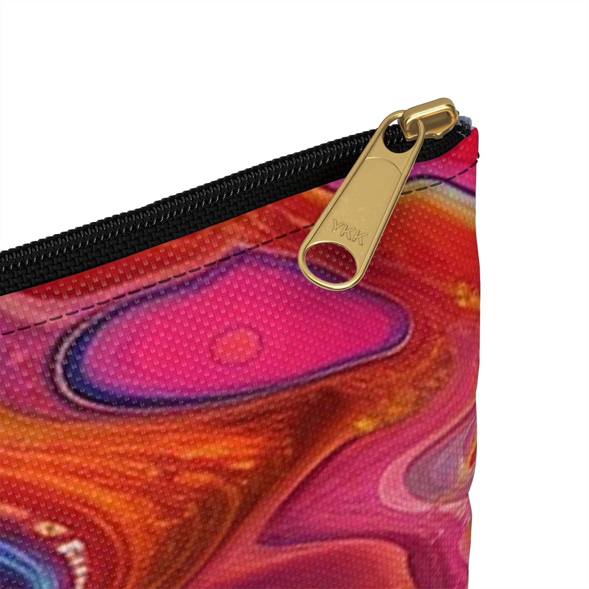 Vibrant Abstract Swirl Pouch, Artsulli - Art is Long, Life is Short, Bags, , , , , , , 