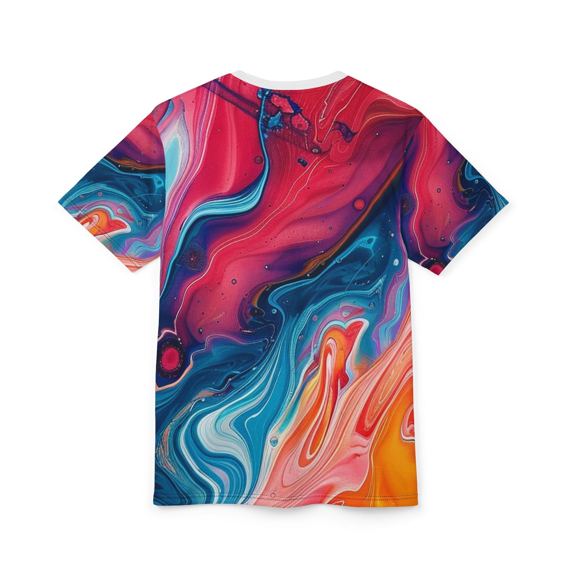Vibrant Abstract Swirl T-Shirt, Artsulli - Art is Long, Life is Short, All Over Prints, , , , , , , 