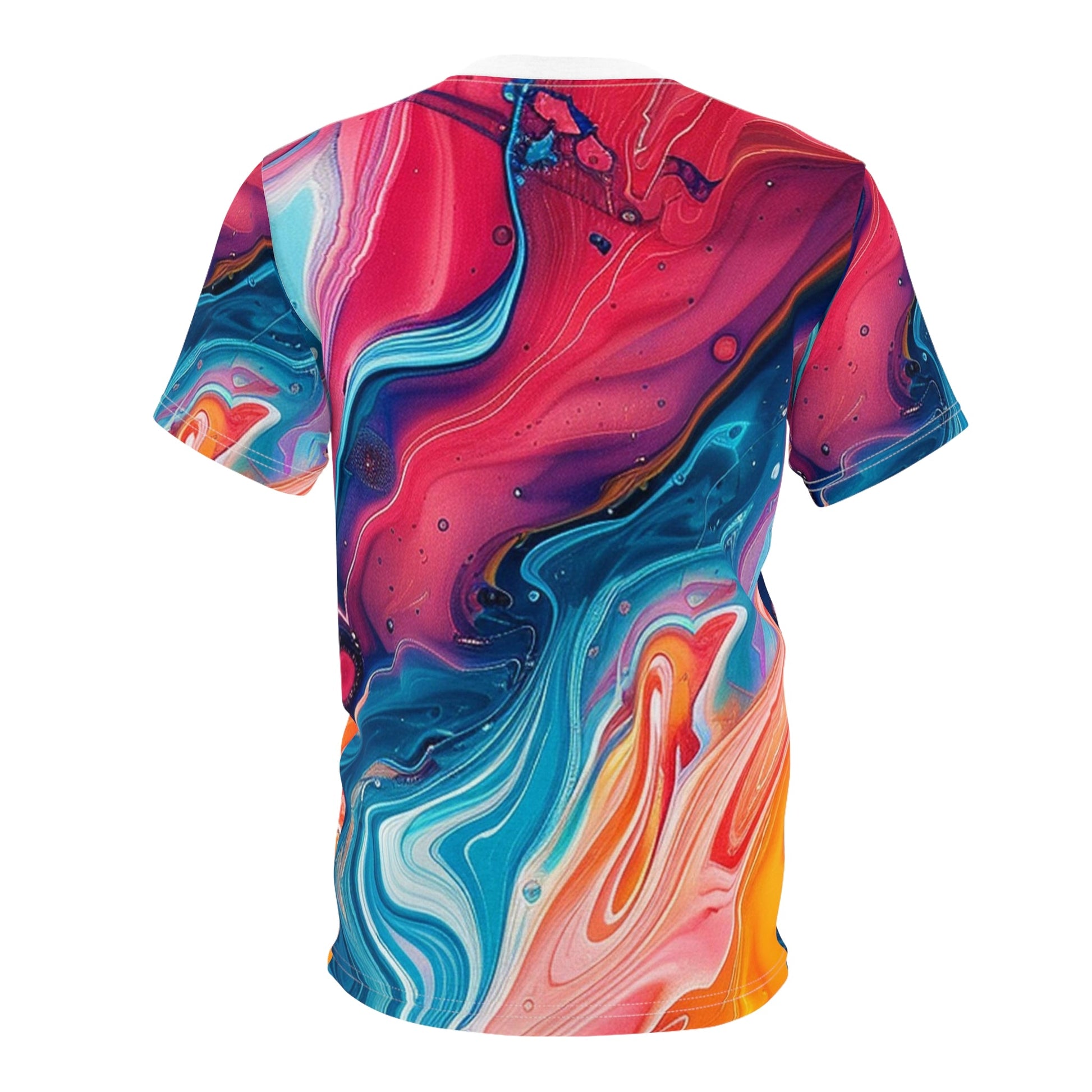 Vibrant Abstract Swirl T-Shirt, Artsulli - Art is Long, Life is Short, All Over Prints, , , , , , , 