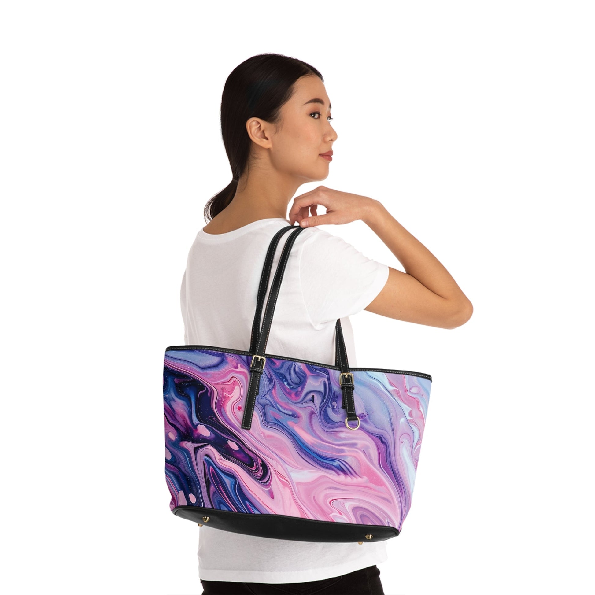 Printify Vibrant Abstract Swirl Tote Bag 2025