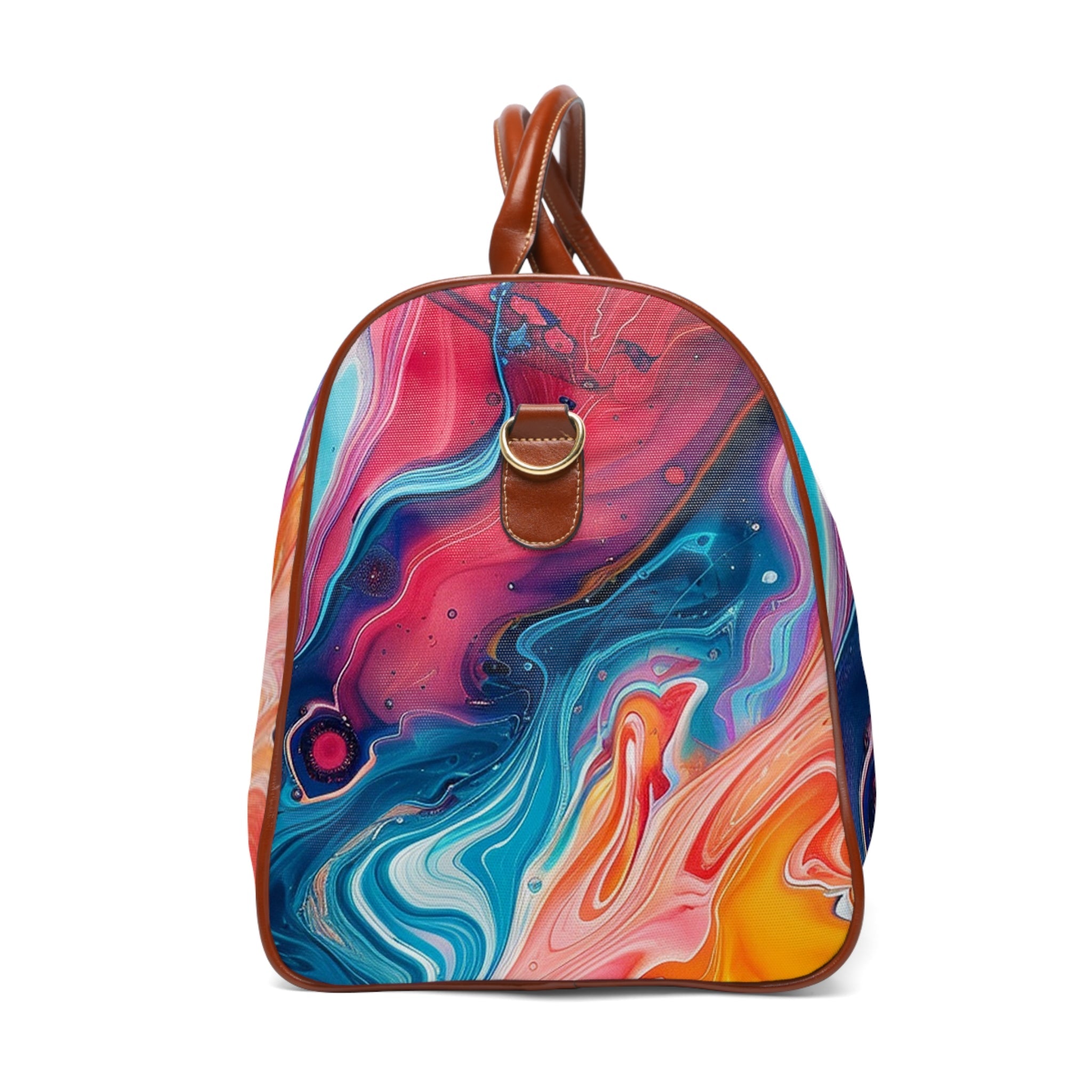 Vibrant Abstract Swirl Travel Bag, Artsulli - Art is Long, Life is Short, Bags, , , , , , , 