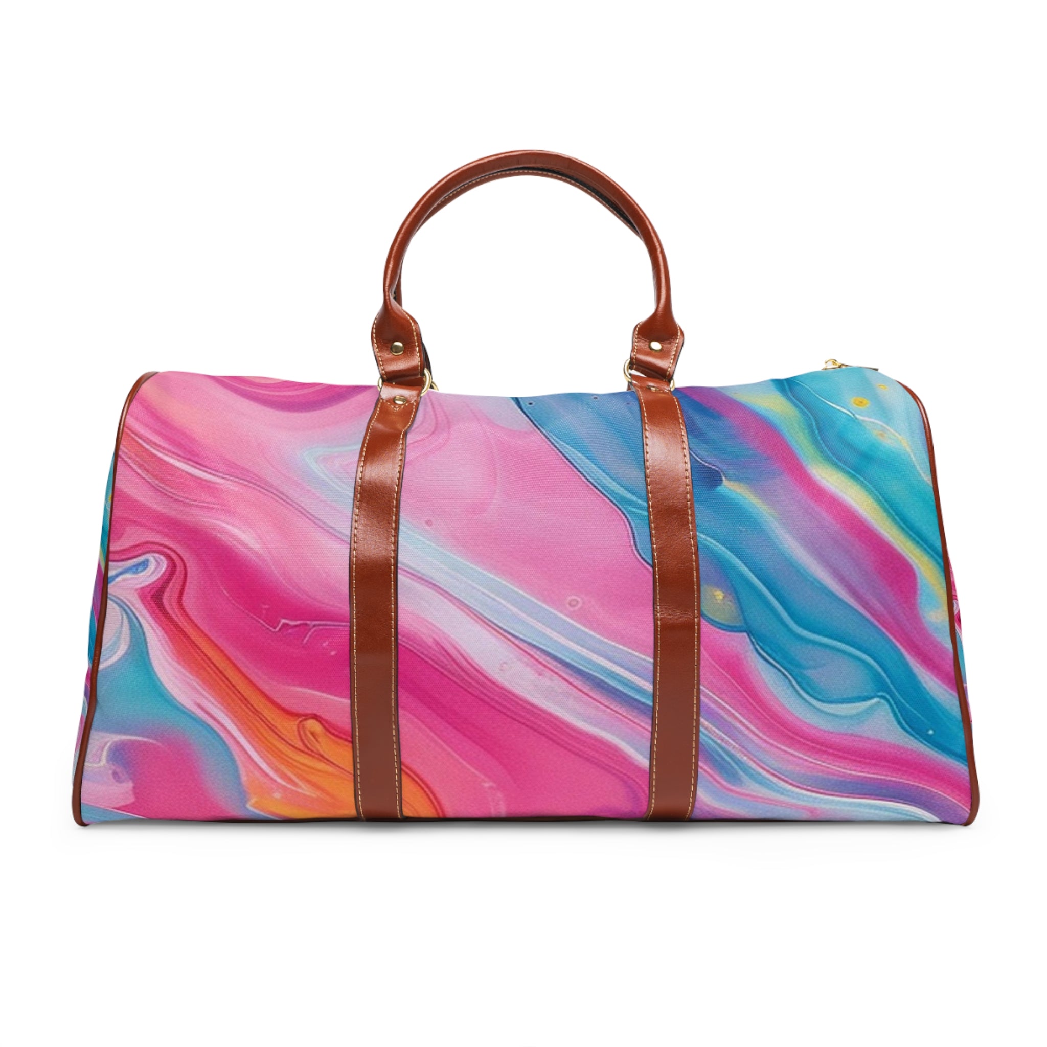 Printify Vibrant Abstract Travel Bag 2025