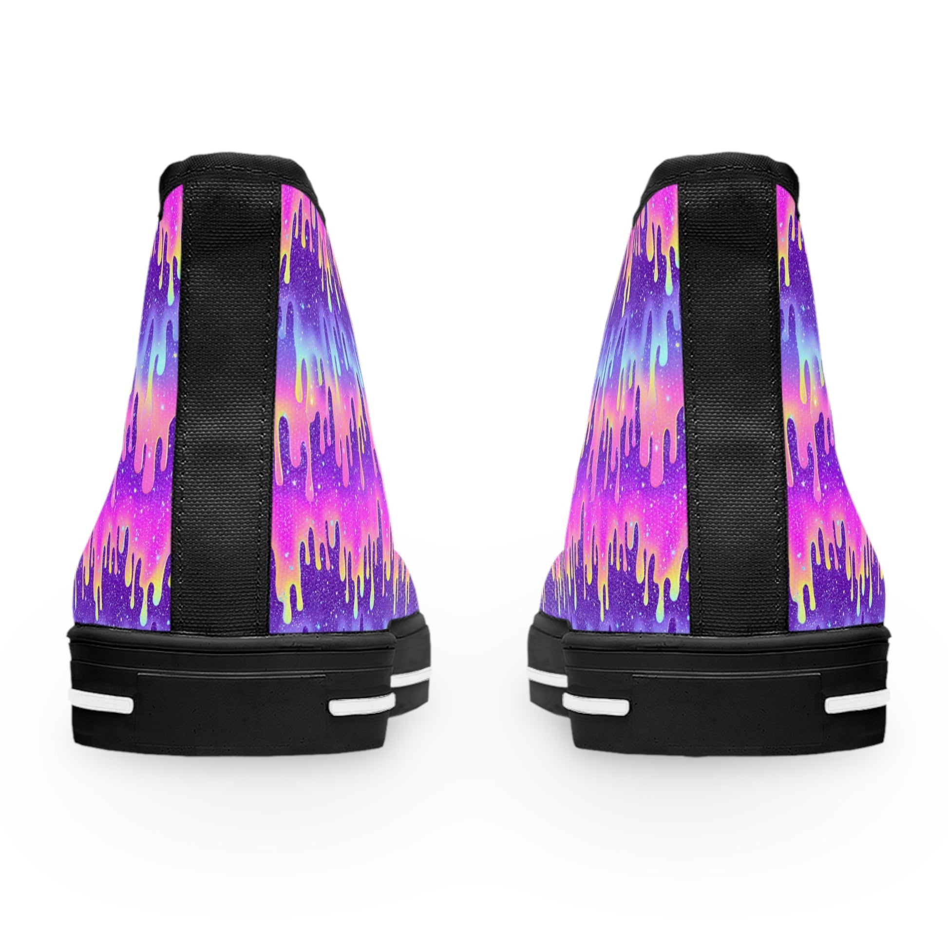 Vibrant Drip High Top Sneakers, Artsulli - Art is Long, Life is Short, Shoes, , , , , , , 