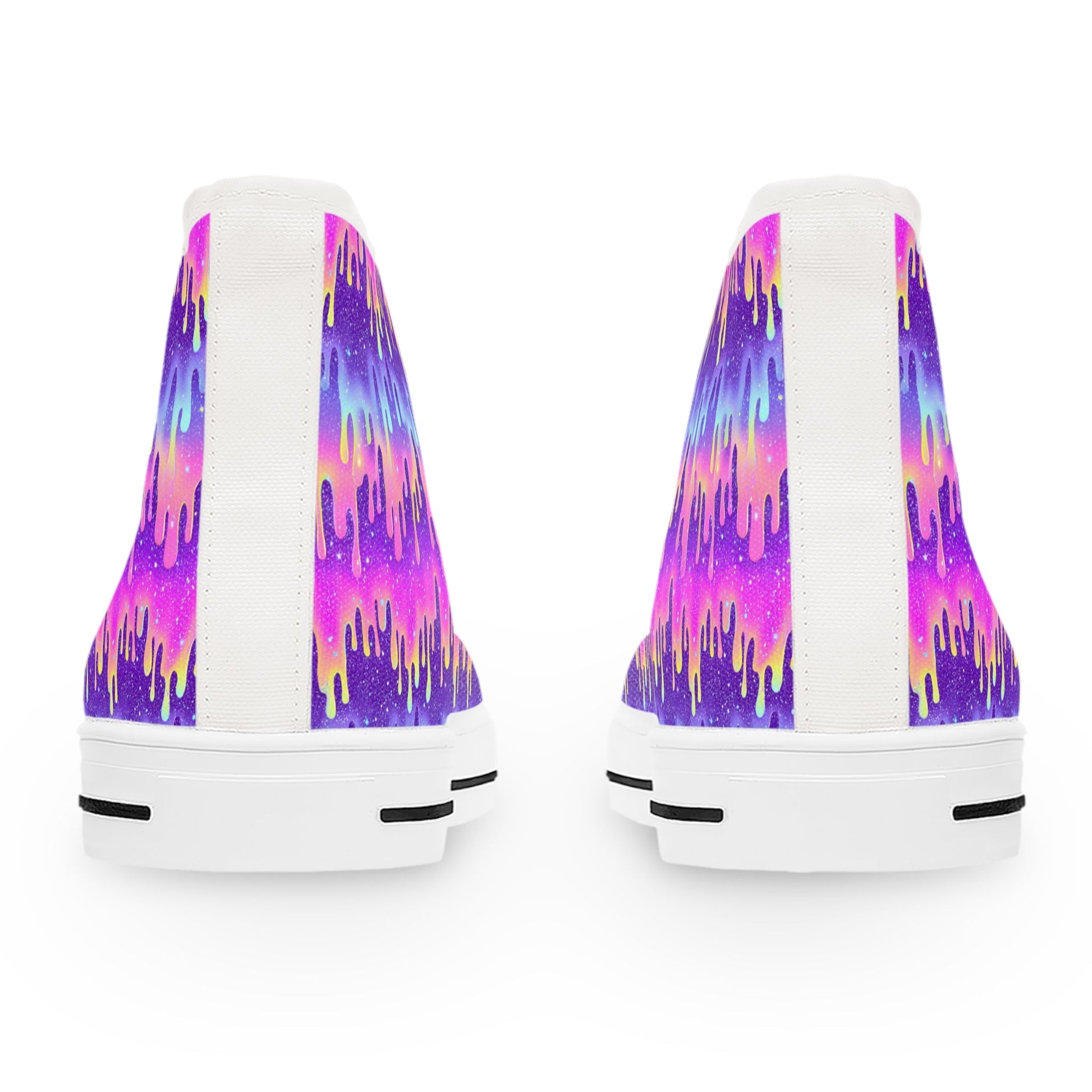 Vibrant Drip High Top Sneakers, Artsulli - Art is Long, Life is Short, Shoes, , , , , , , 