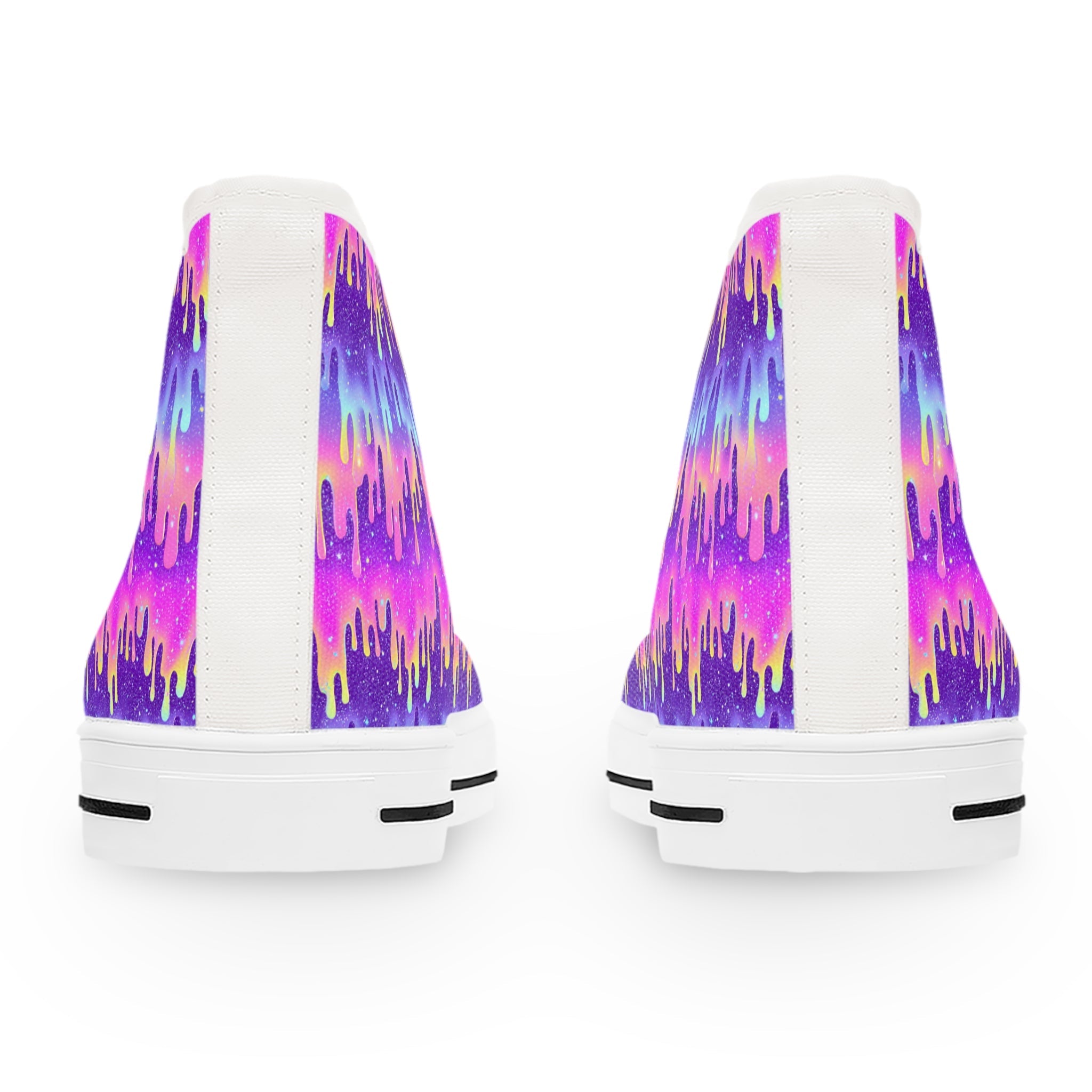 Vibrant Drip High Top Sneakers, Artsulli - Art is Long, Life is Short, Shoes, , , , , , , 