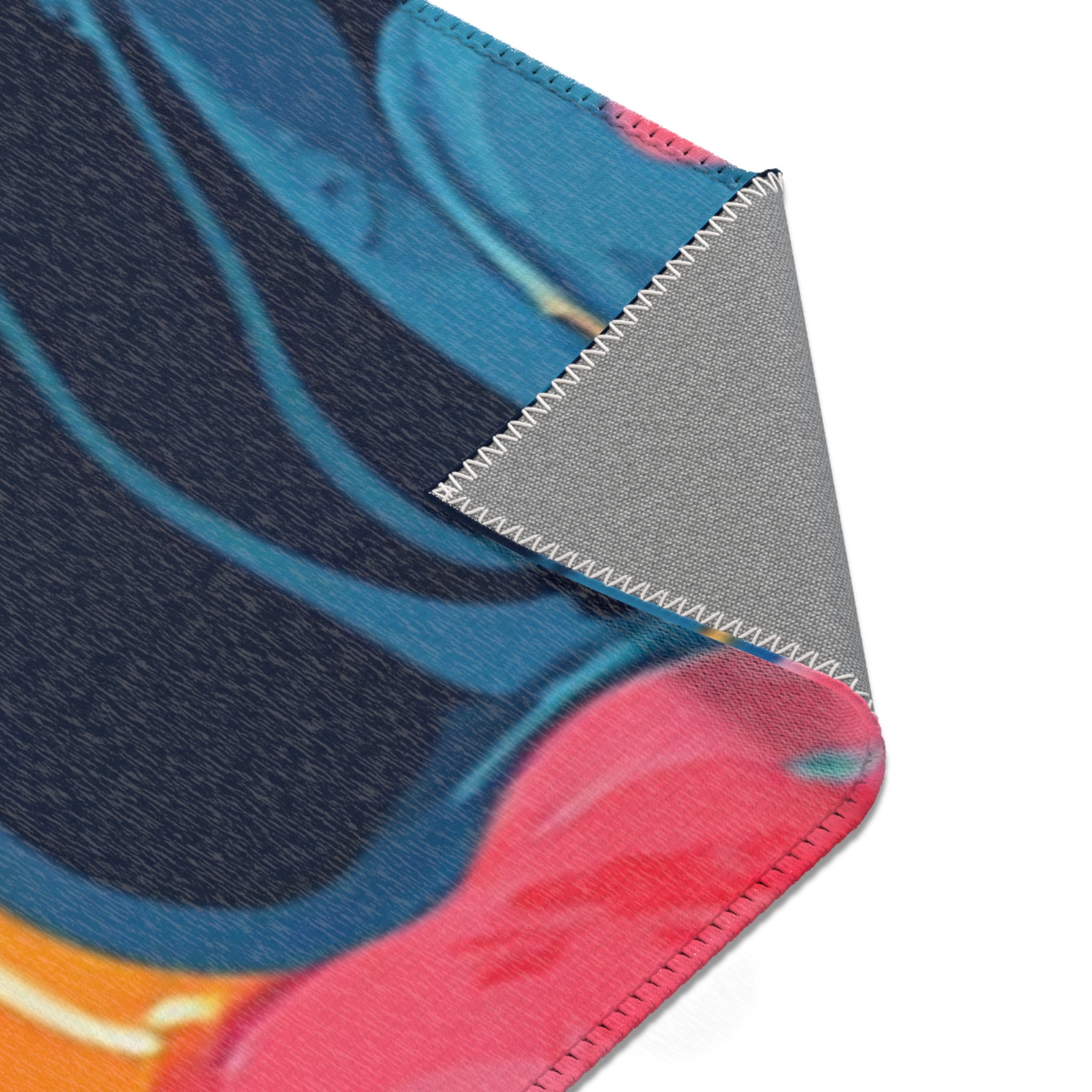 Vibrant Floral Abstract Art Area Rug, Artsulli - Art is Long, Life is Short, Home Decor, , , , , , , 