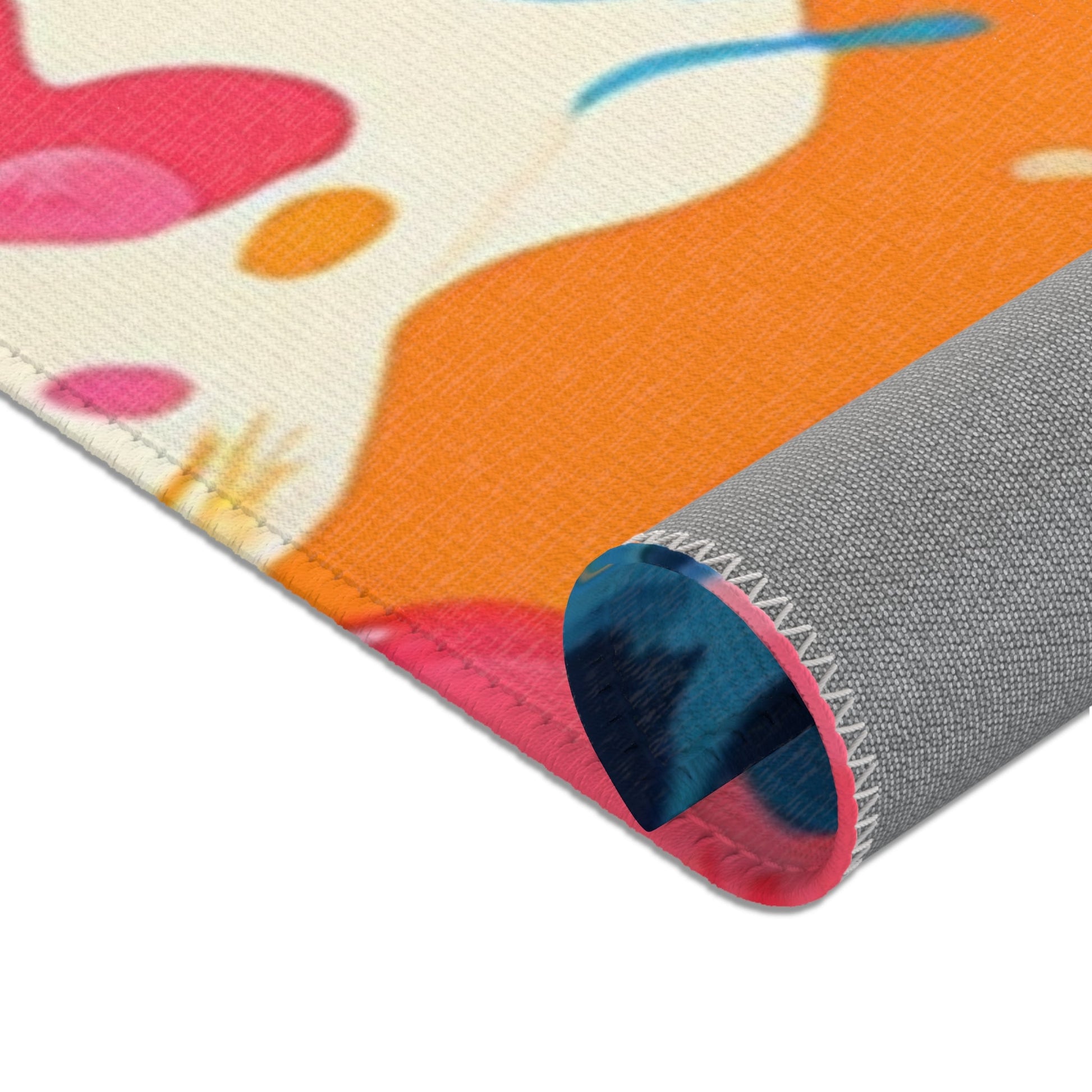 Vibrant Floral Abstract Art Area Rug, Artsulli - Art is Long, Life is Short, Home Decor, , , , , , , 