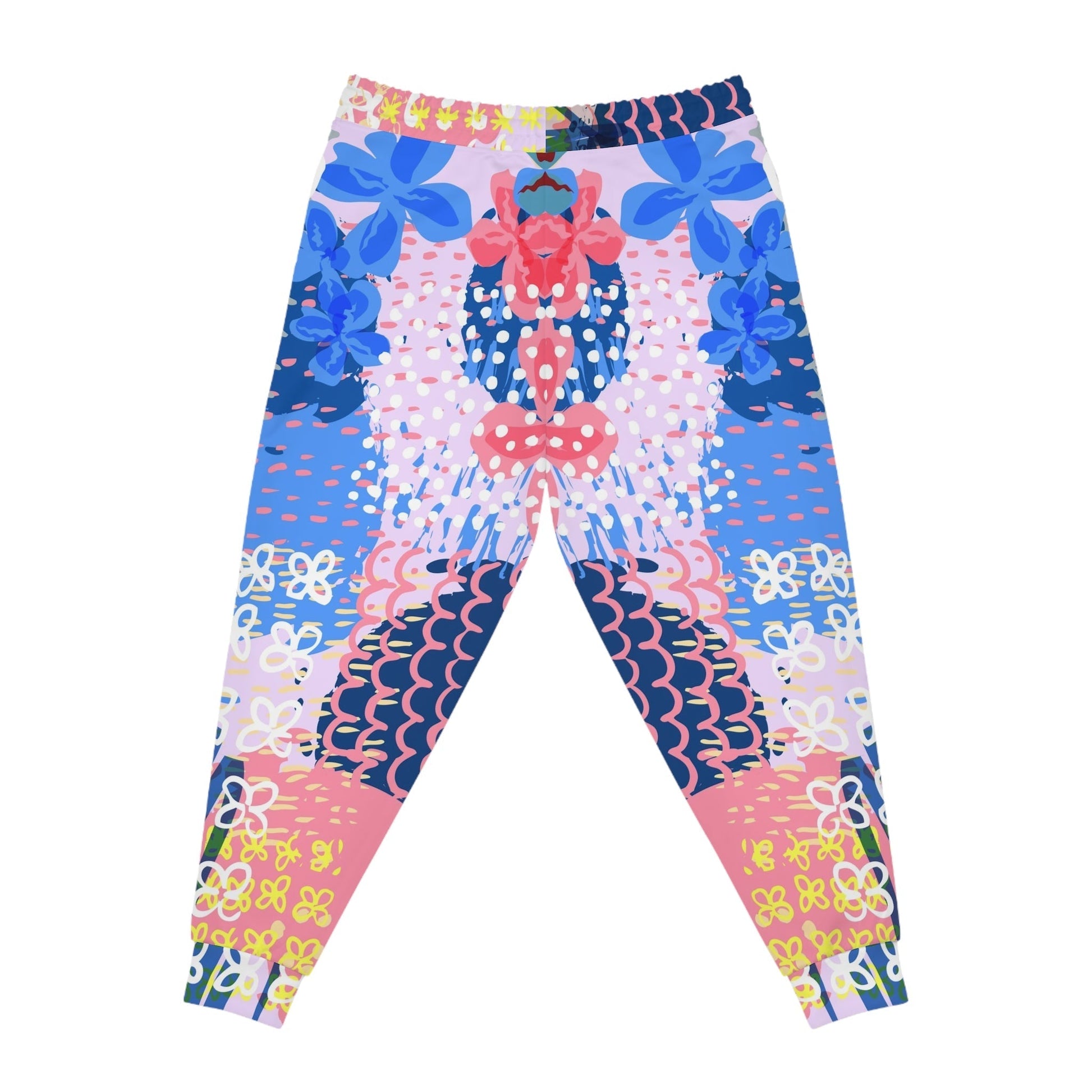 Printify Vibrant Floral and Abstract Joggers 2025