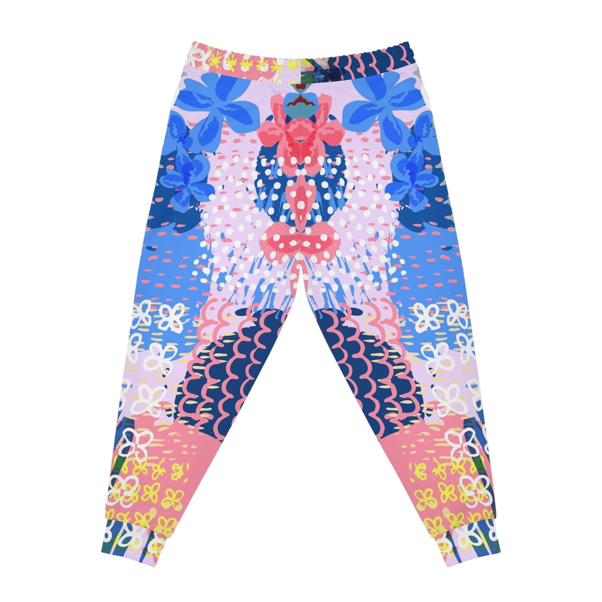 Printify Vibrant Floral and Abstract Joggers 2025