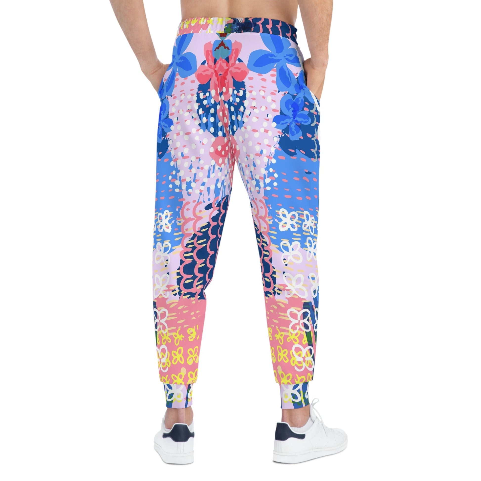 Printify Vibrant Floral and Abstract Joggers 2025