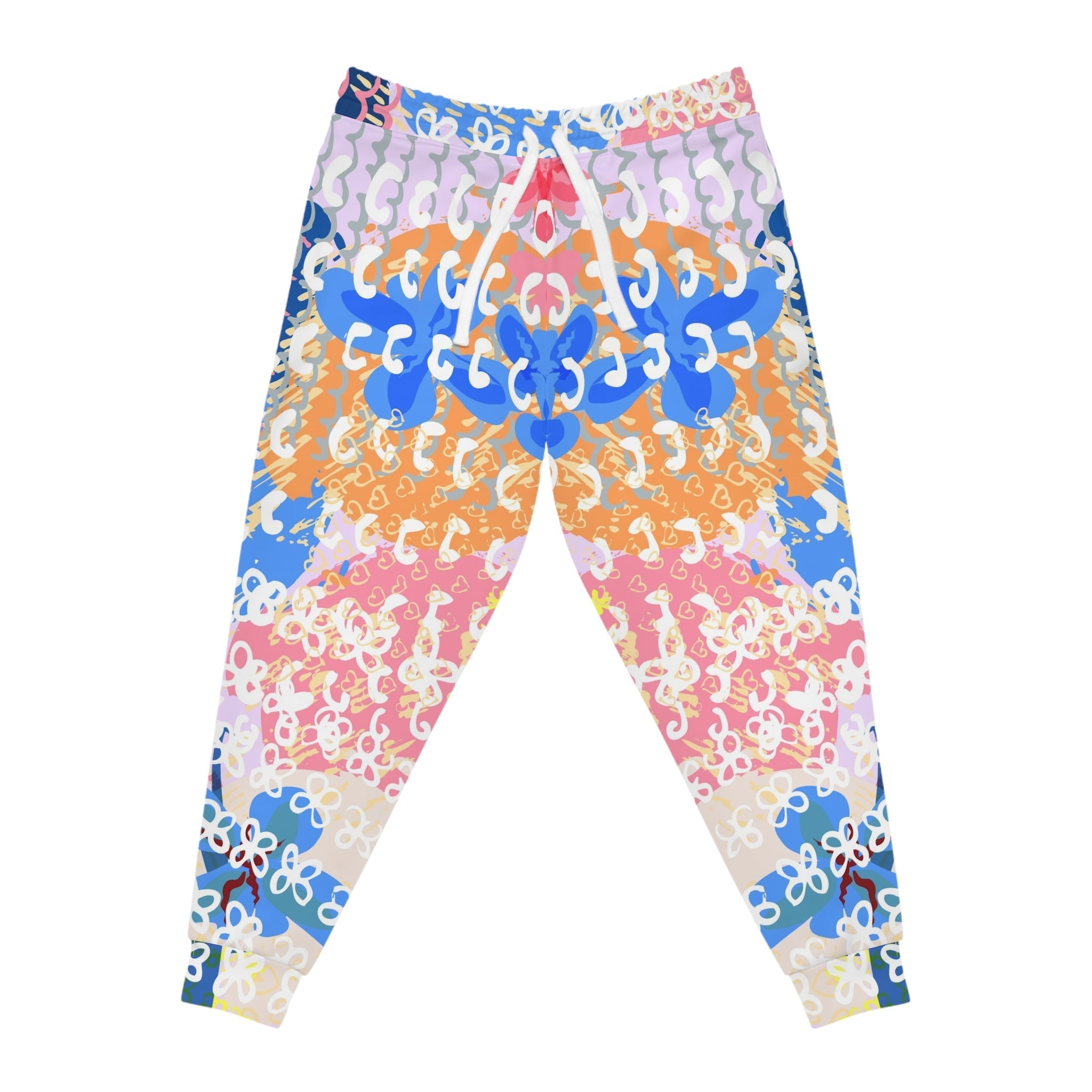 Printify Vibrant Floral and Abstract Joggers 2025