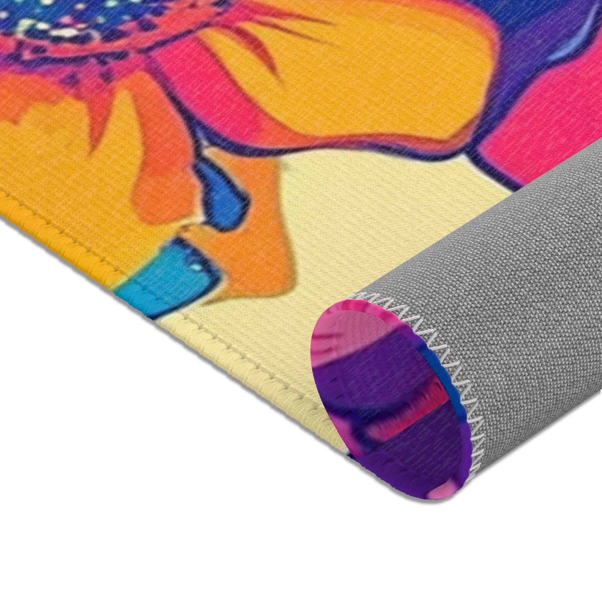 Vibrant Floral Marbled Area Rug, Artsulli - Art is Long, Life is Short, Home Decor, , , , , , , 