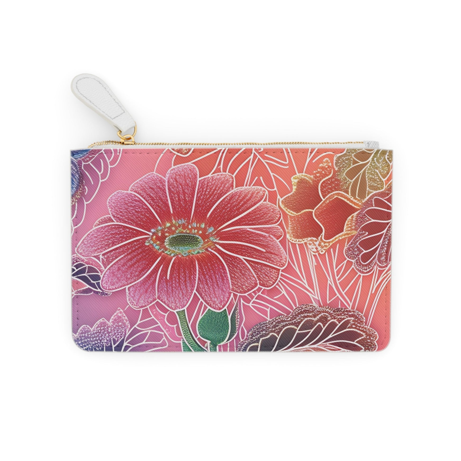 Printify Vibrant Floral Personalized Clutch Bag 2025