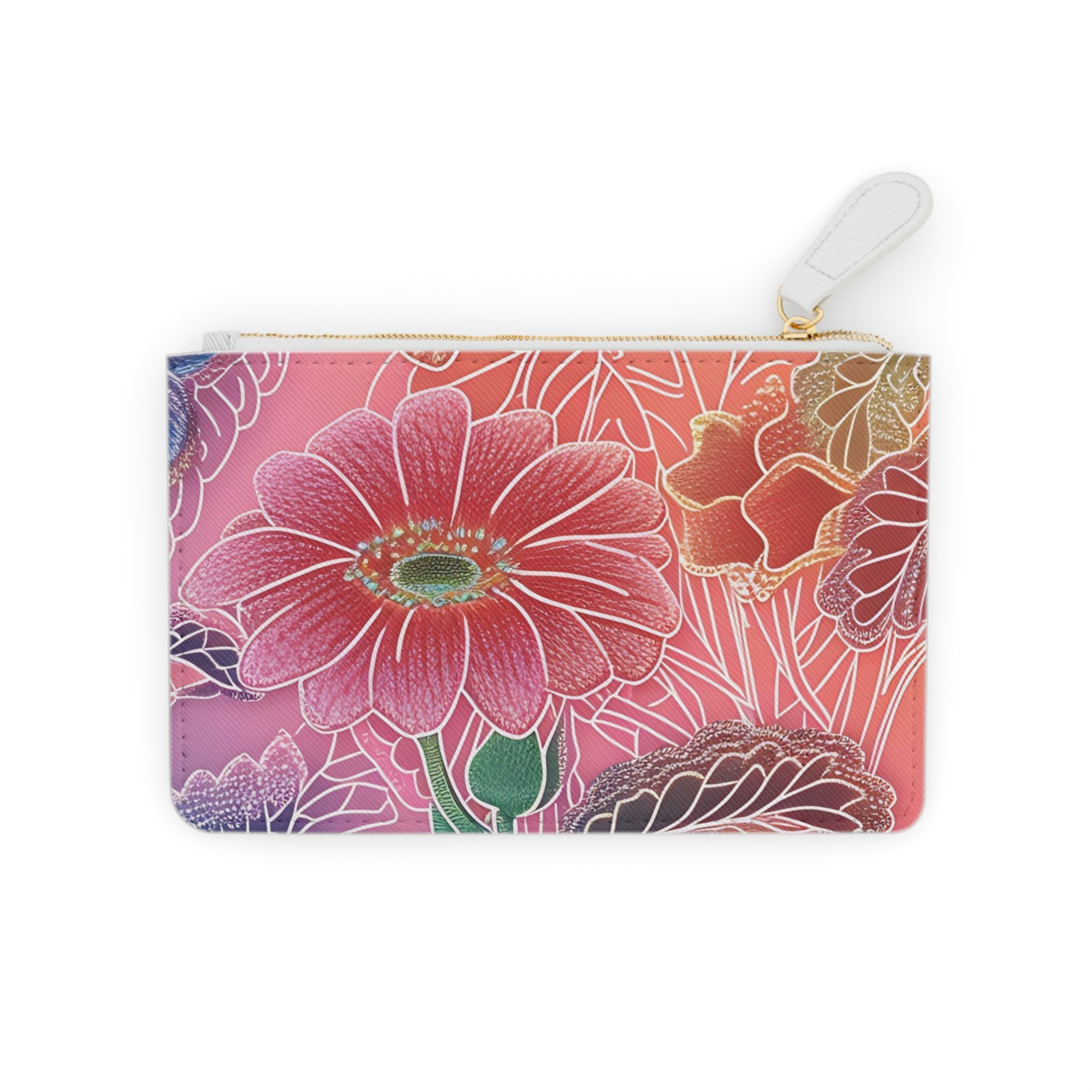 Printify Vibrant Floral Personalized Clutch Bag 2025