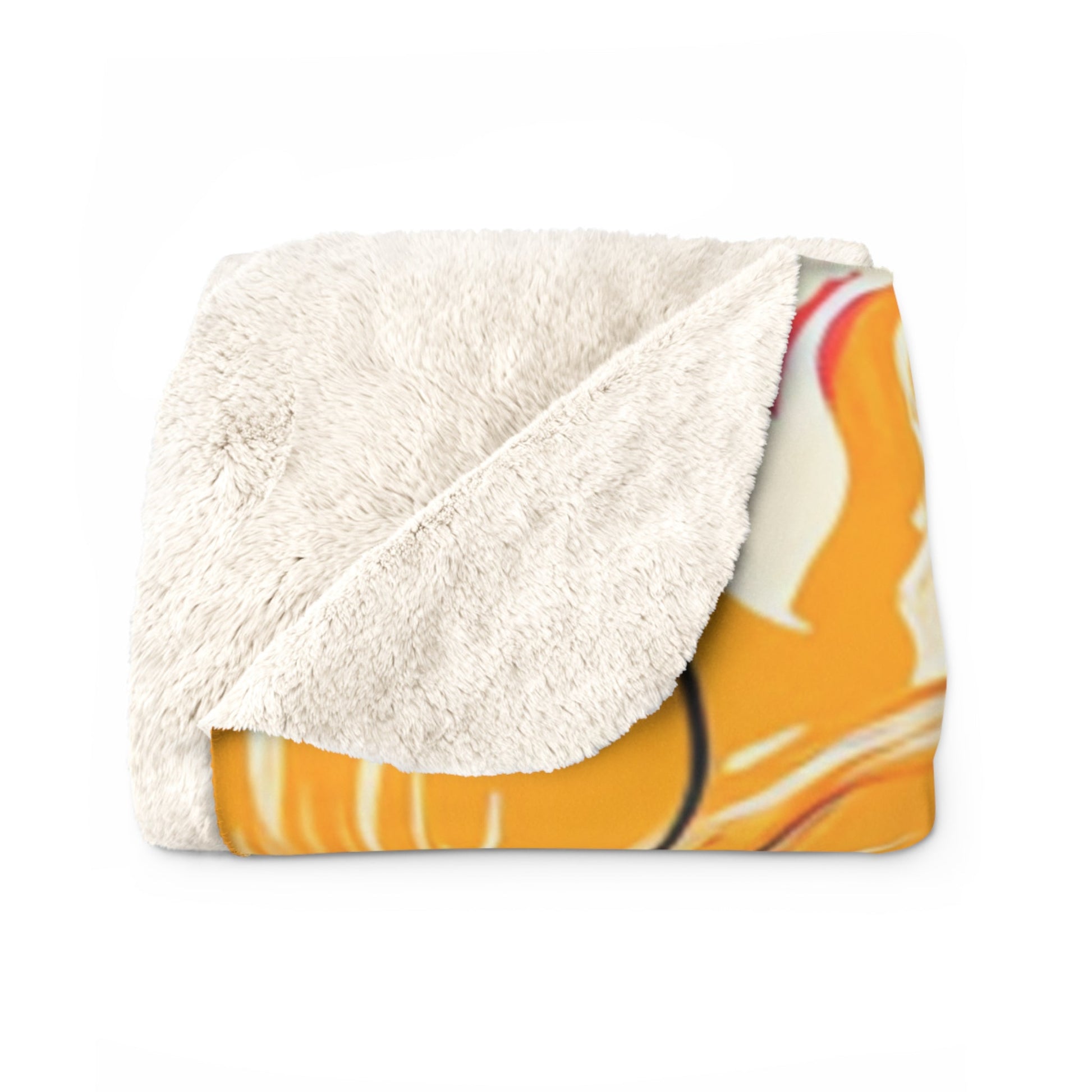 Vibrant Floral Sherpa Fleece Blanket, Artsulli - Art is Long, Life is Short, Home Decor, , , , , , , 