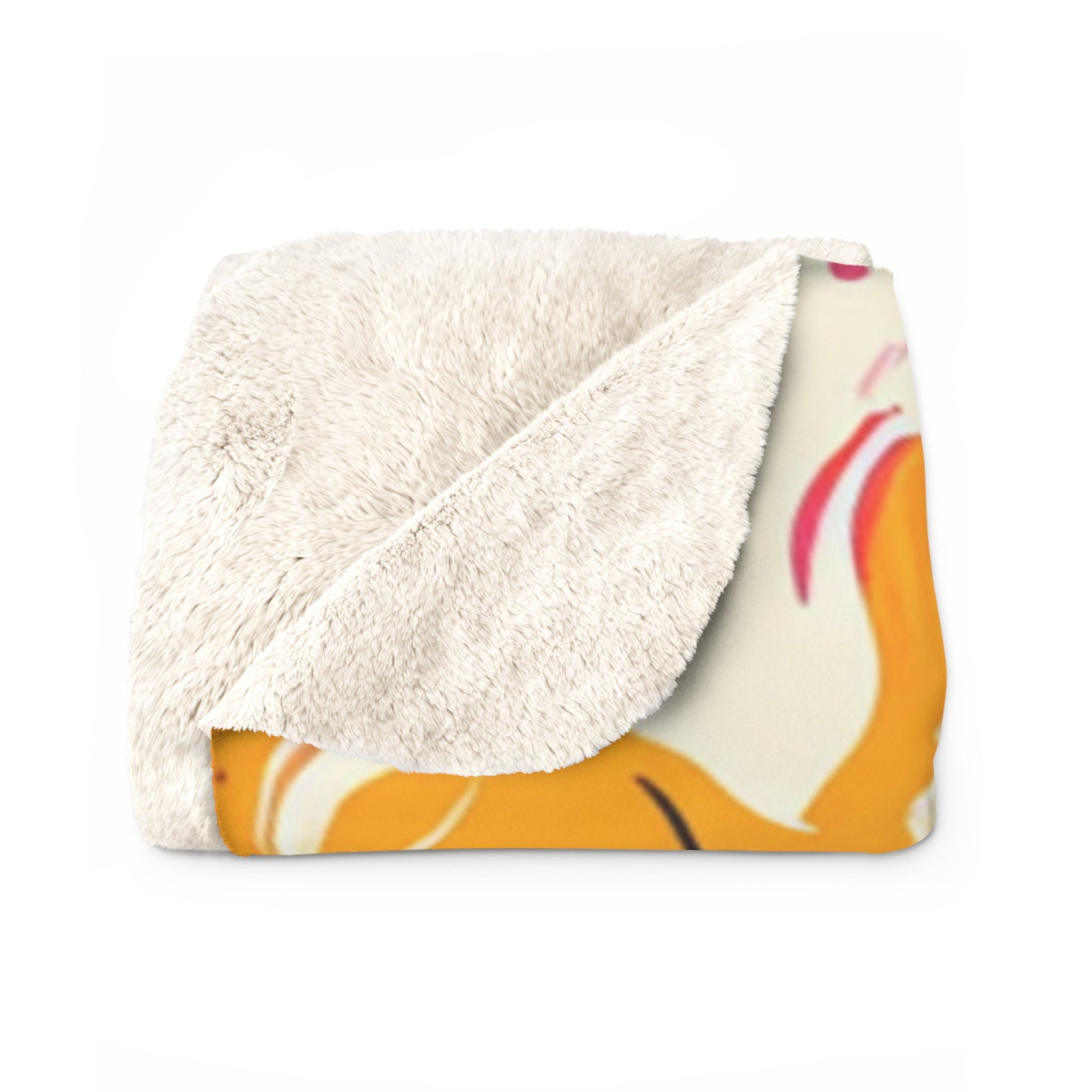 Vibrant Floral Sherpa Fleece Blanket, Artsulli - Art is Long, Life is Short, Home Decor, , , , , , , 