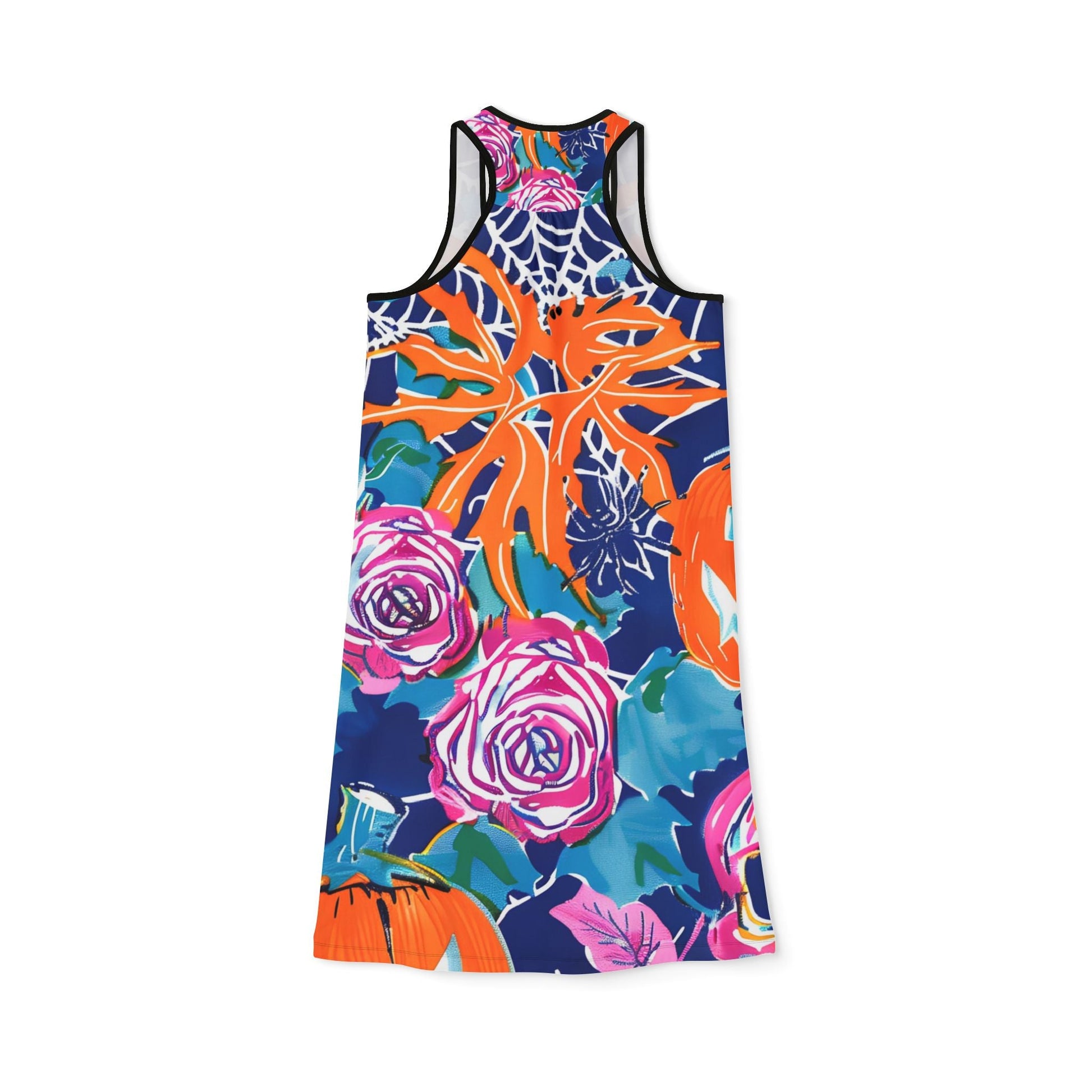 Vibrant Floral Tank Dress, Artsulli - Art is Long, Life is Short, Tank Top, , , , , , , 