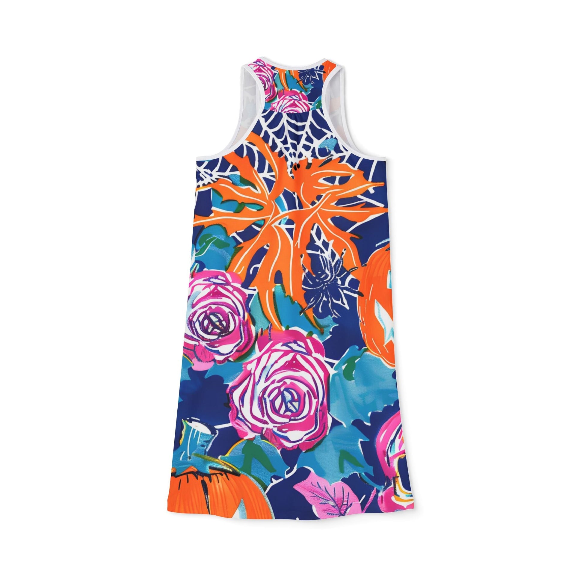Vibrant Floral Tank Dress, Artsulli - Art is Long, Life is Short, Tank Top, , , , , , , 