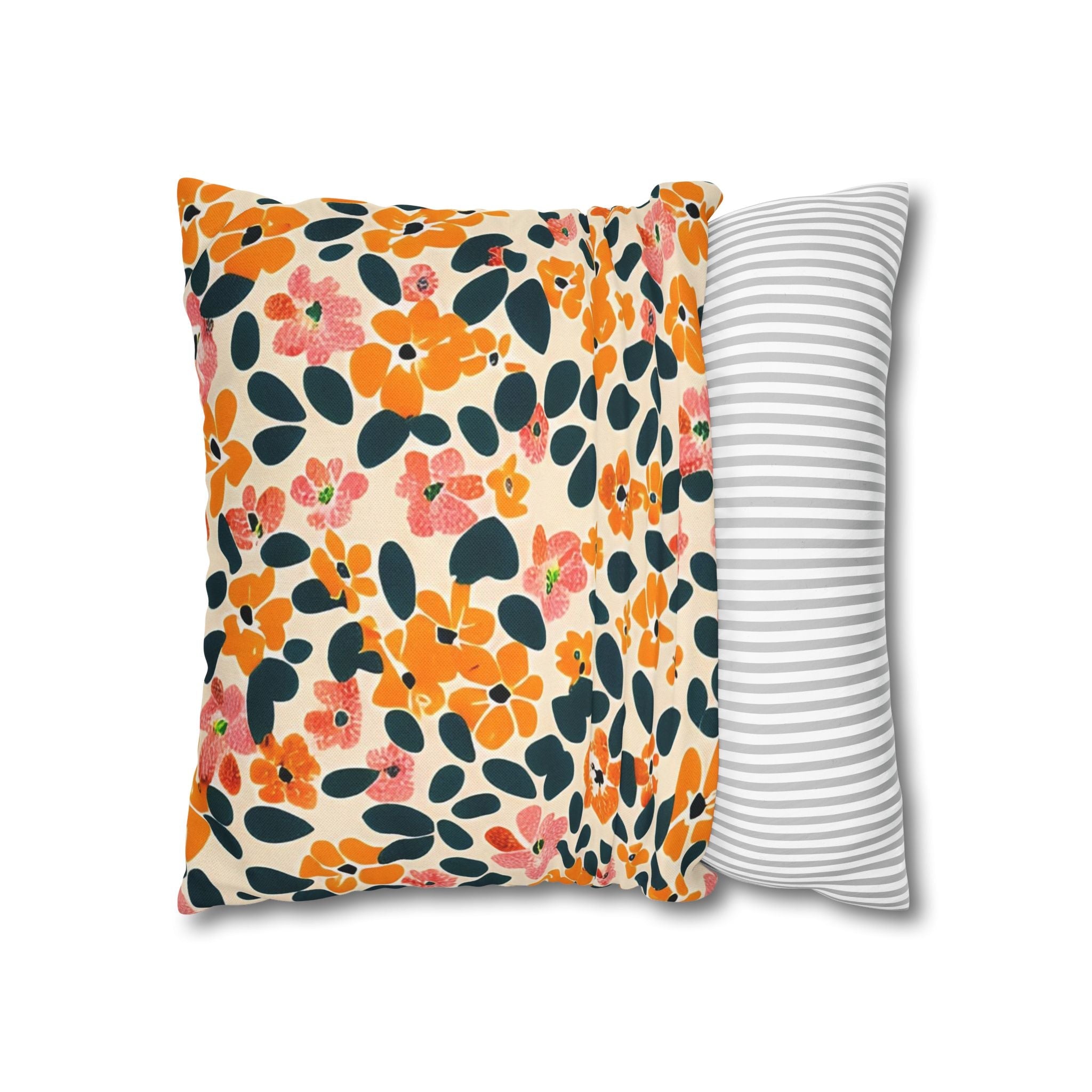 Vibrant Floral Throw Pillow, Artsulli - Art is Long, Life is Short, Home Decor, , , , , , , 