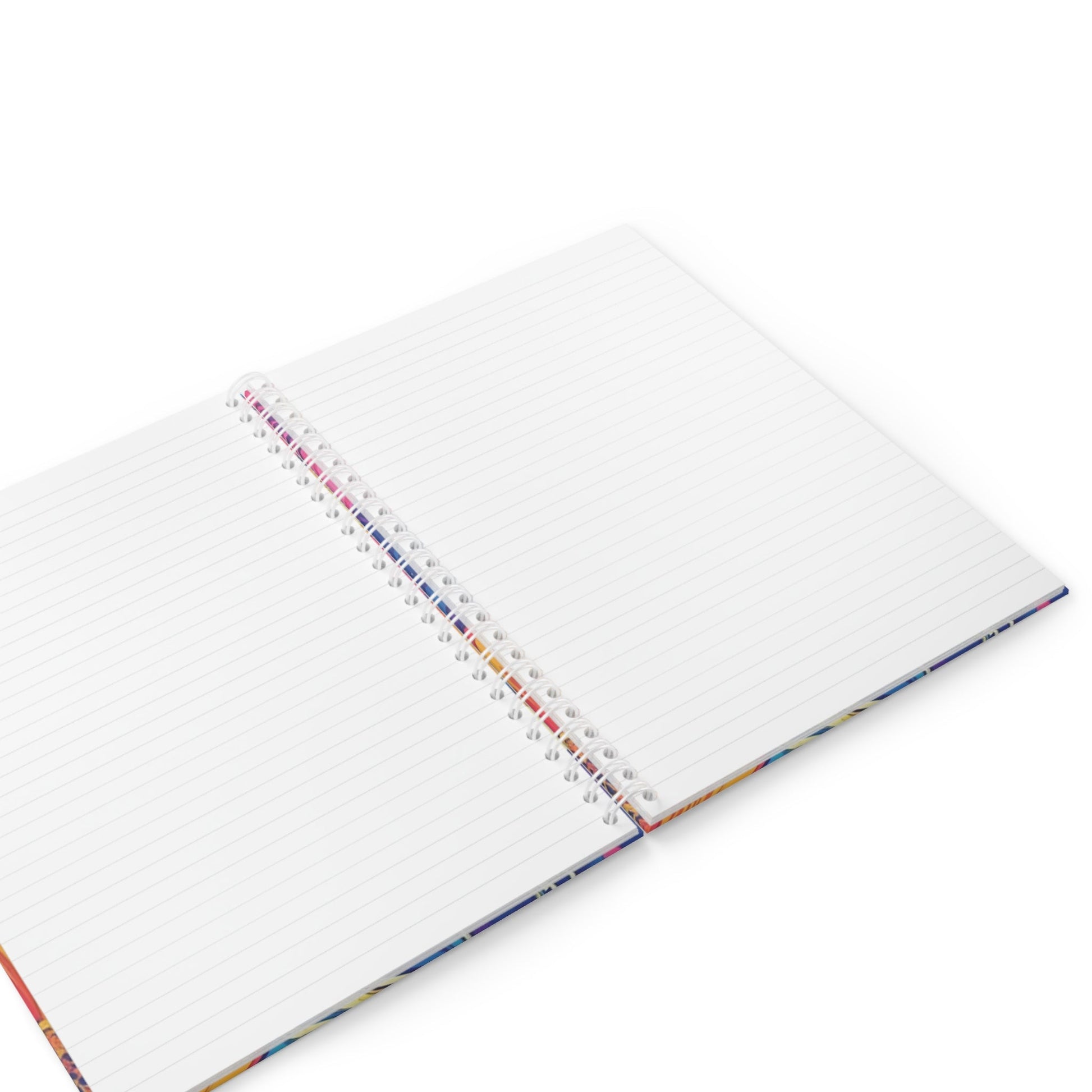 Vibrant Floral Wide-Ruled Spiral Notebook, Artsulli - Art is Long, Life is Short, Paper products, , , , , , , 