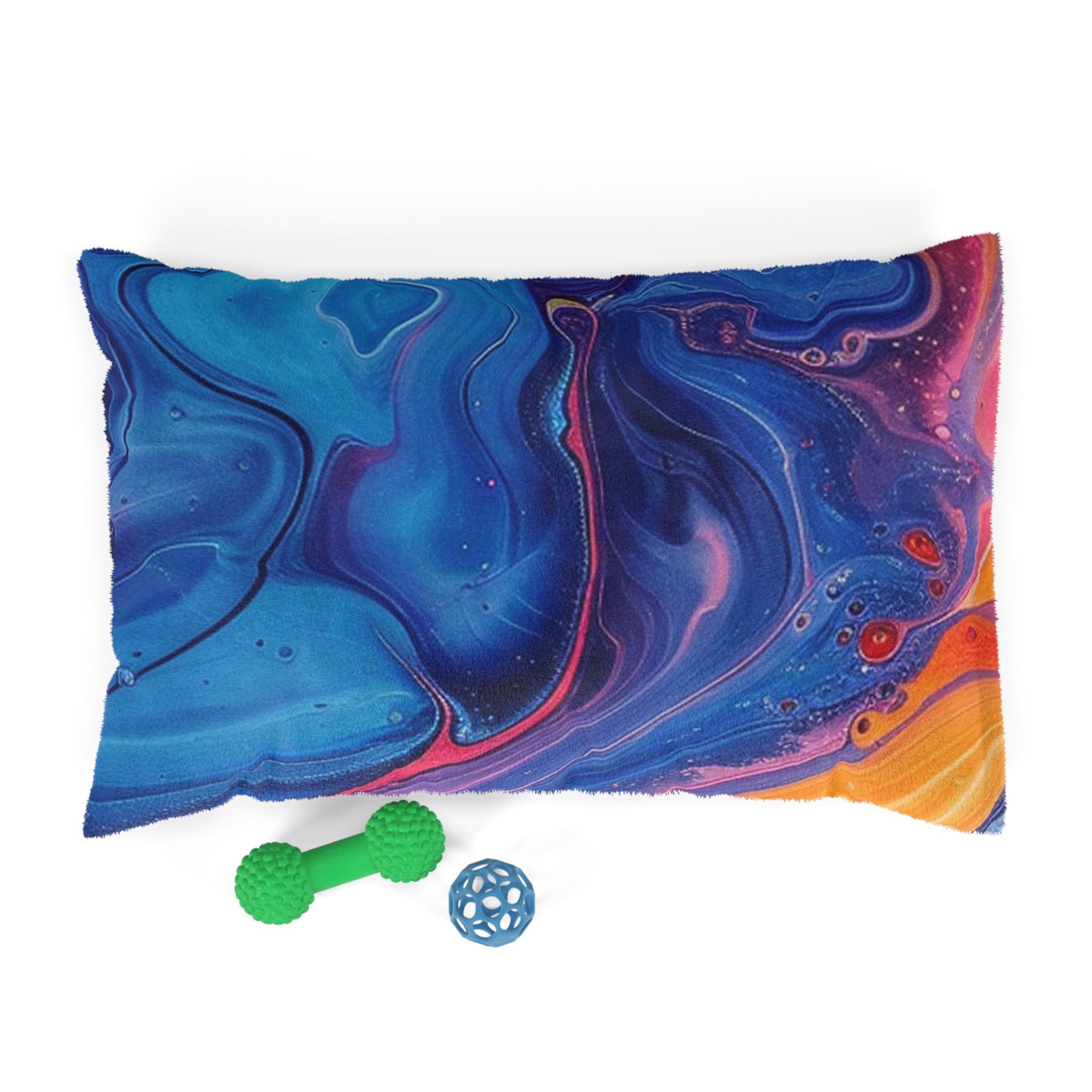 Printify Vibrant Fluid Art Pet Bed 2025