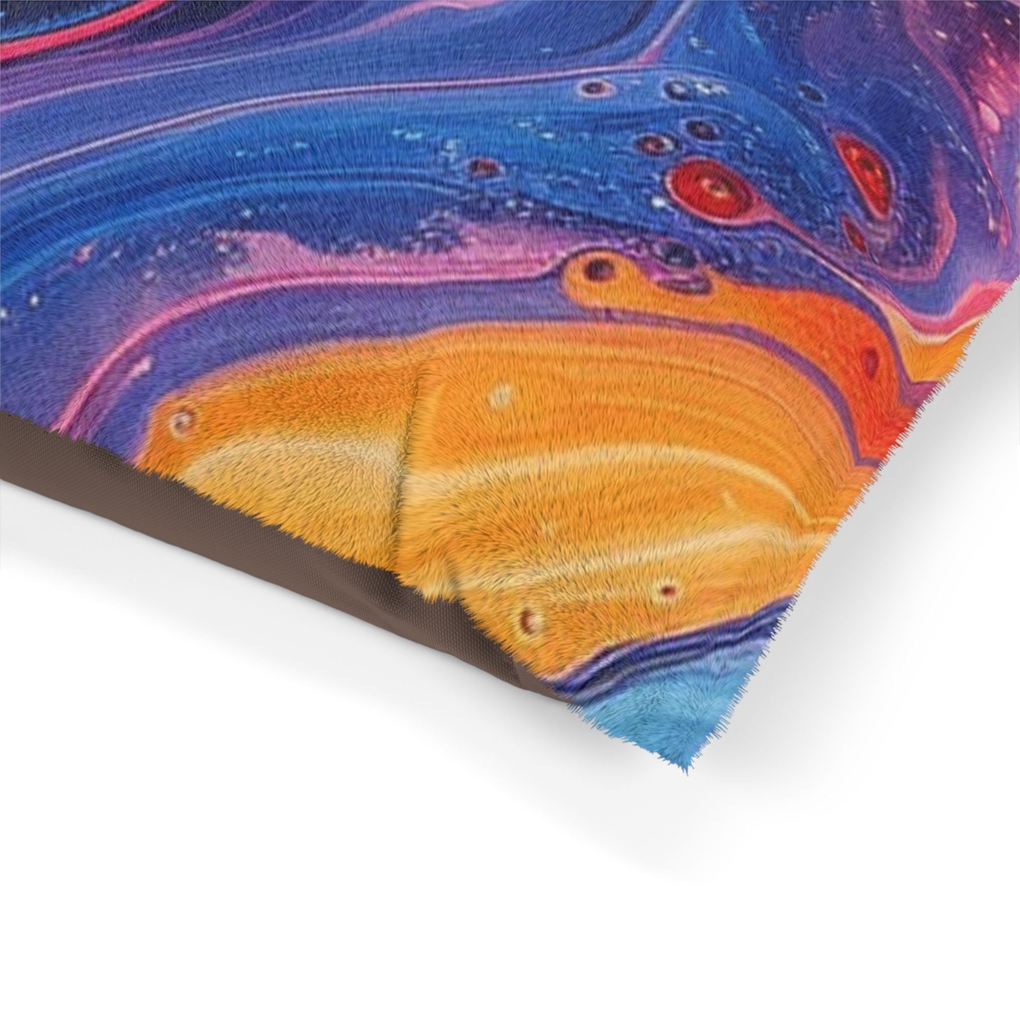 Printify Vibrant Fluid Art Pet Bed 2025